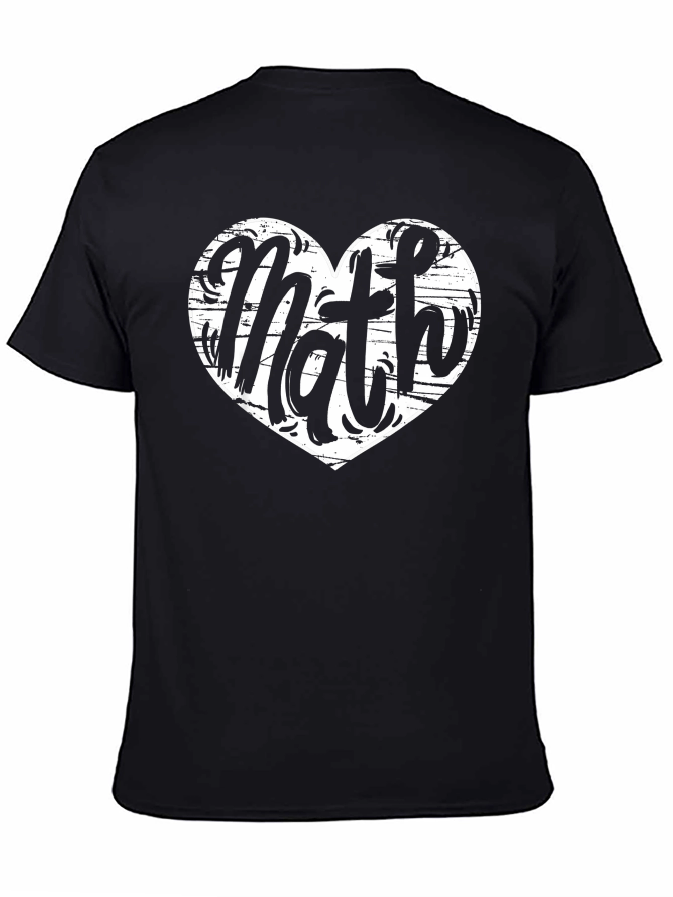 Camiseta Negra Amo las Matemáticas