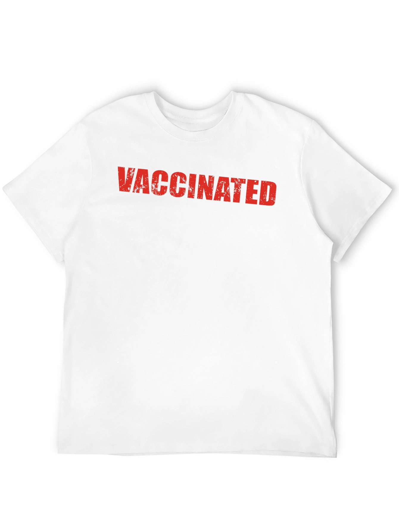 Camiseta Negra Vacunado - Estilo Casual y Protección
