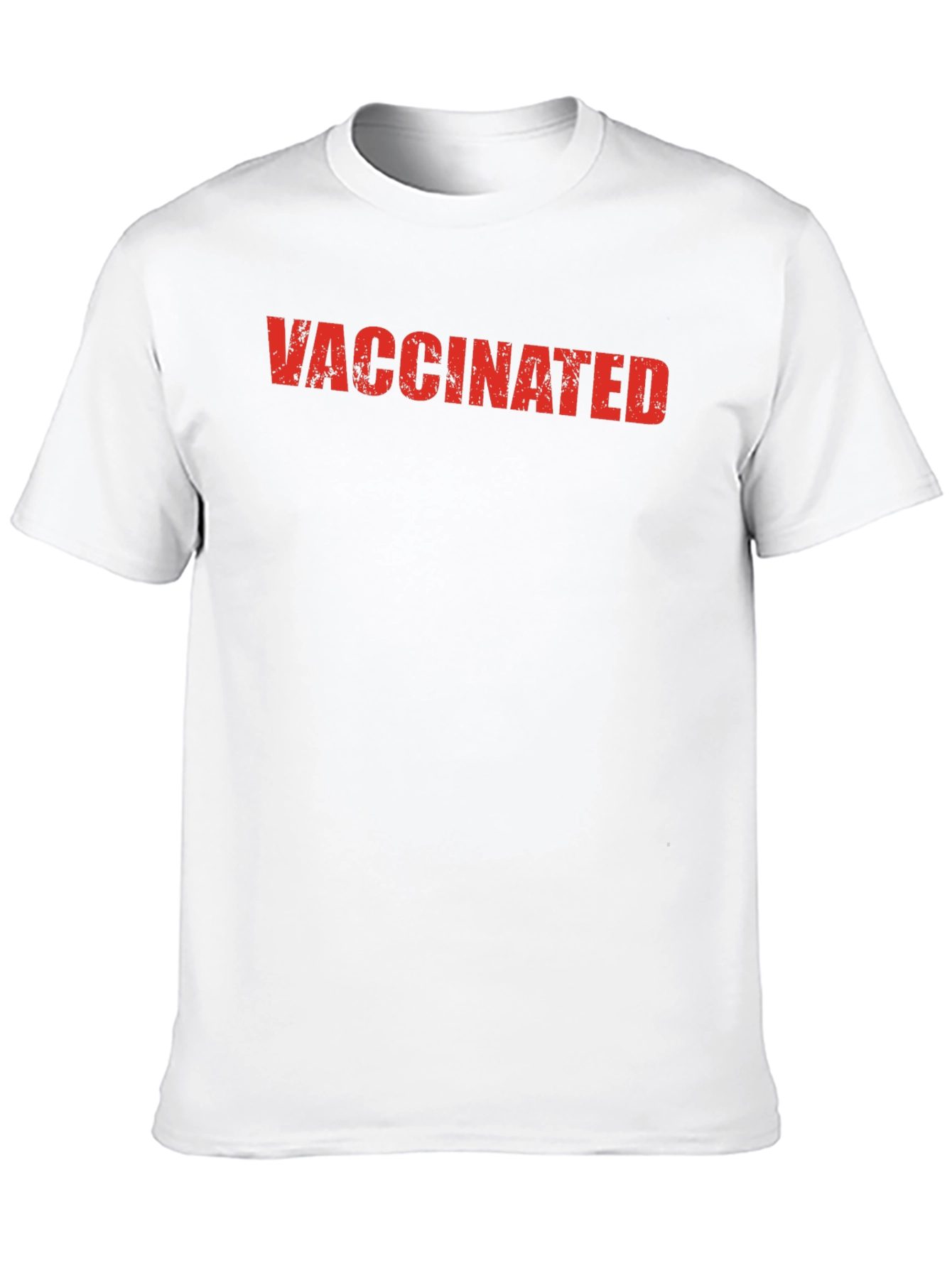 Camiseta Negra Vacunado - Estilo Casual y Protección