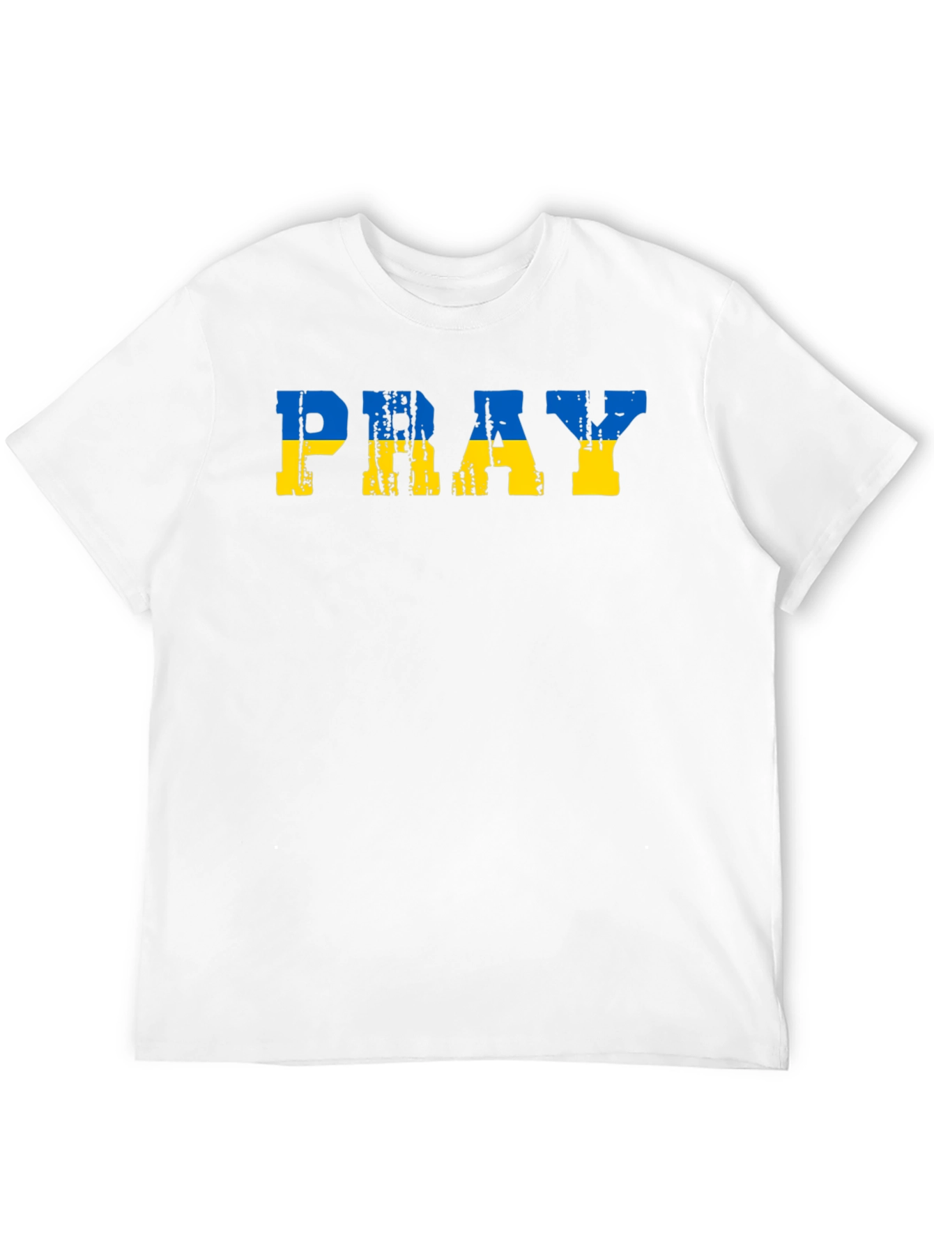 Camiseta Negra Pray for Ukraine