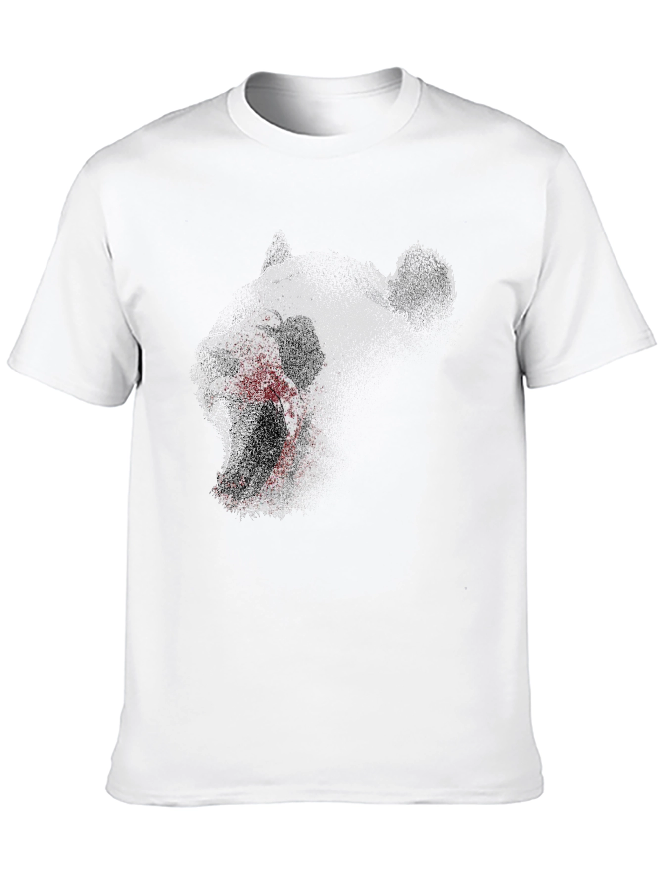Camiseta Negra con Diseño de Oso