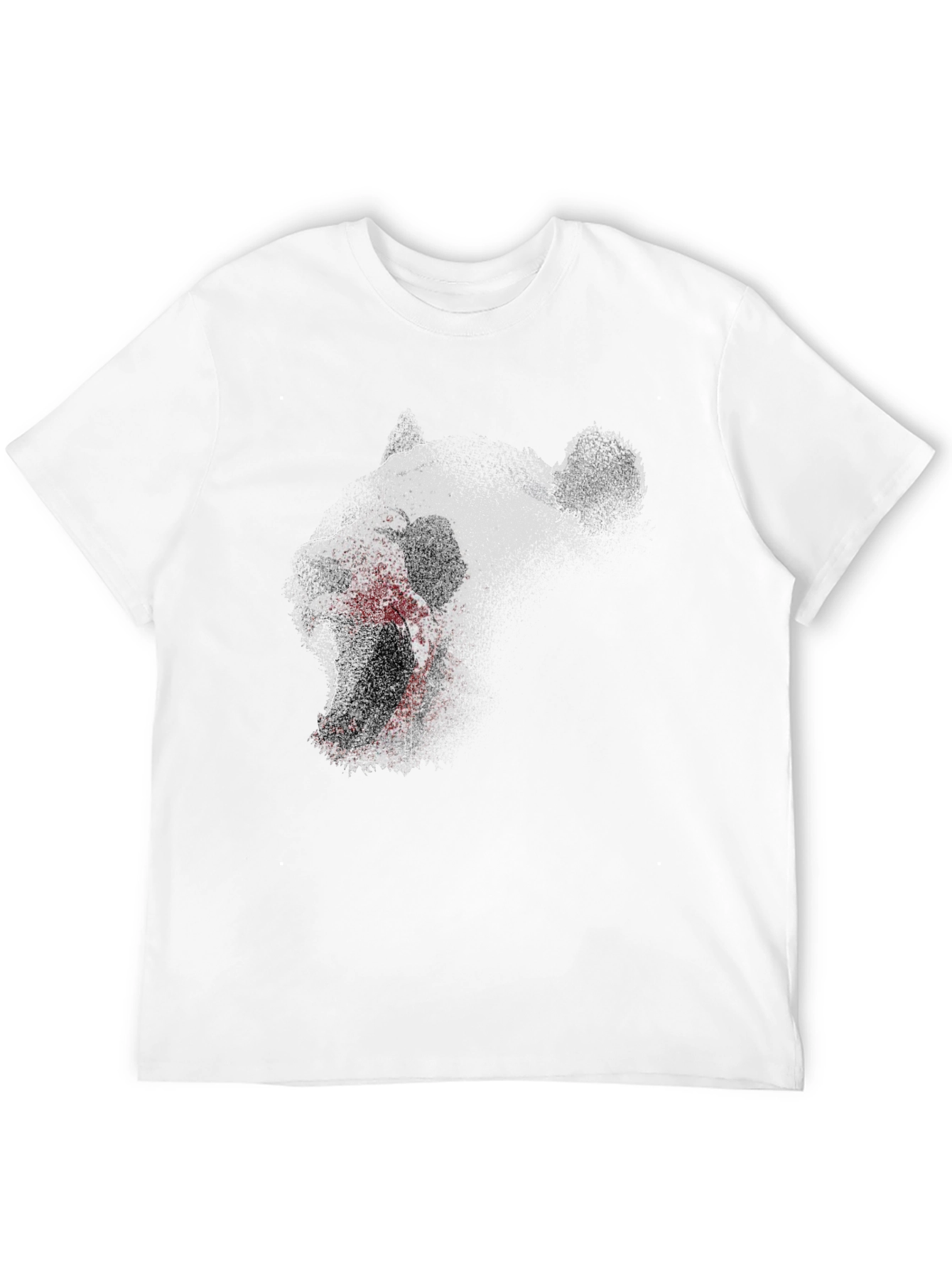 Camiseta Negra con Diseño de Oso