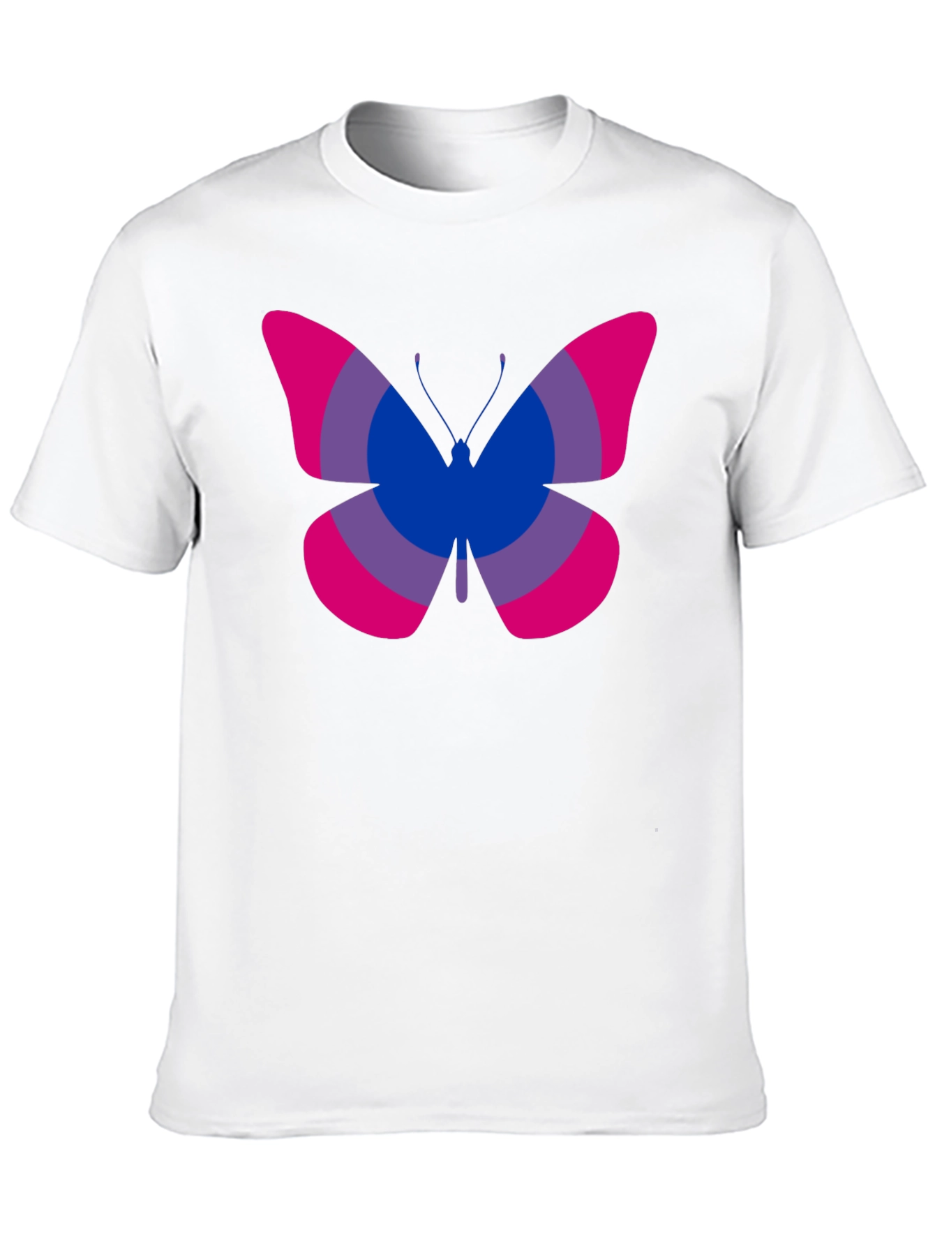 Camiseta Negra con Mariposa Bisexual