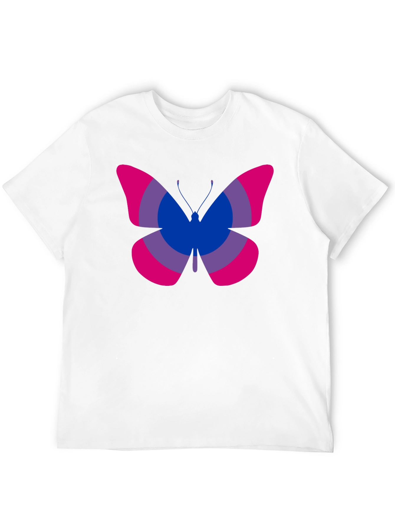 Camiseta Negra con Mariposa Bisexual