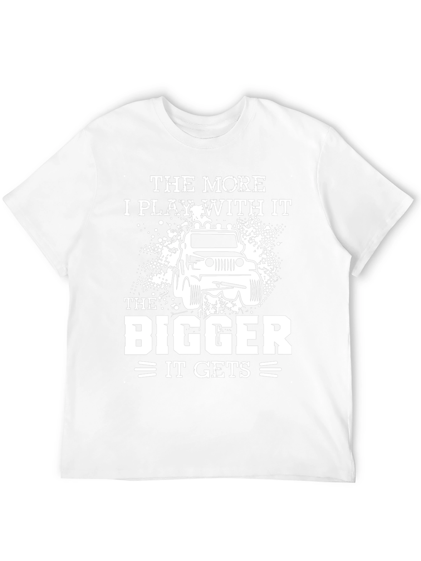 Camiseta Negra: Cuanto más juego más grande se hace