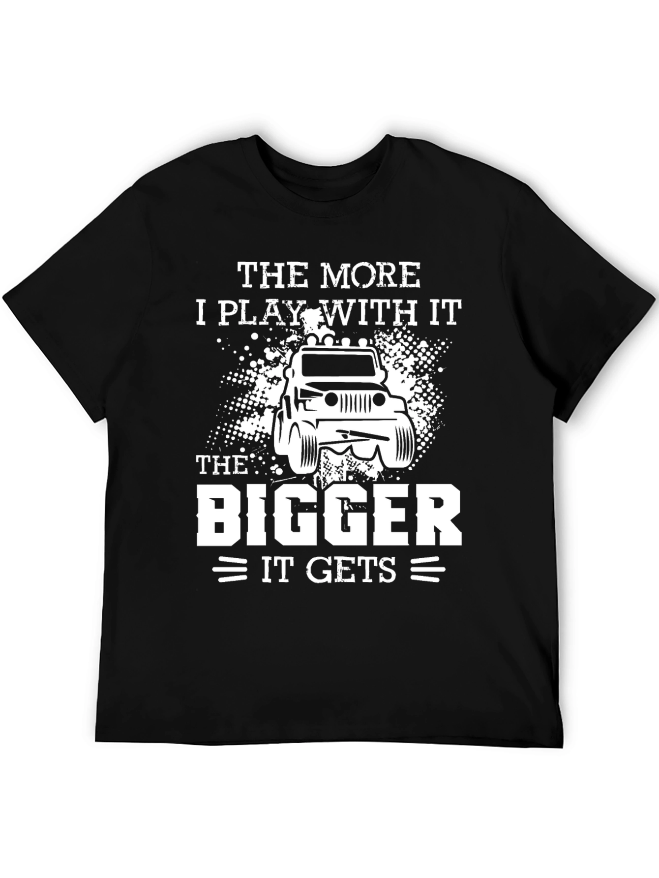 Camiseta Negra: Cuanto más juego más grande se hace