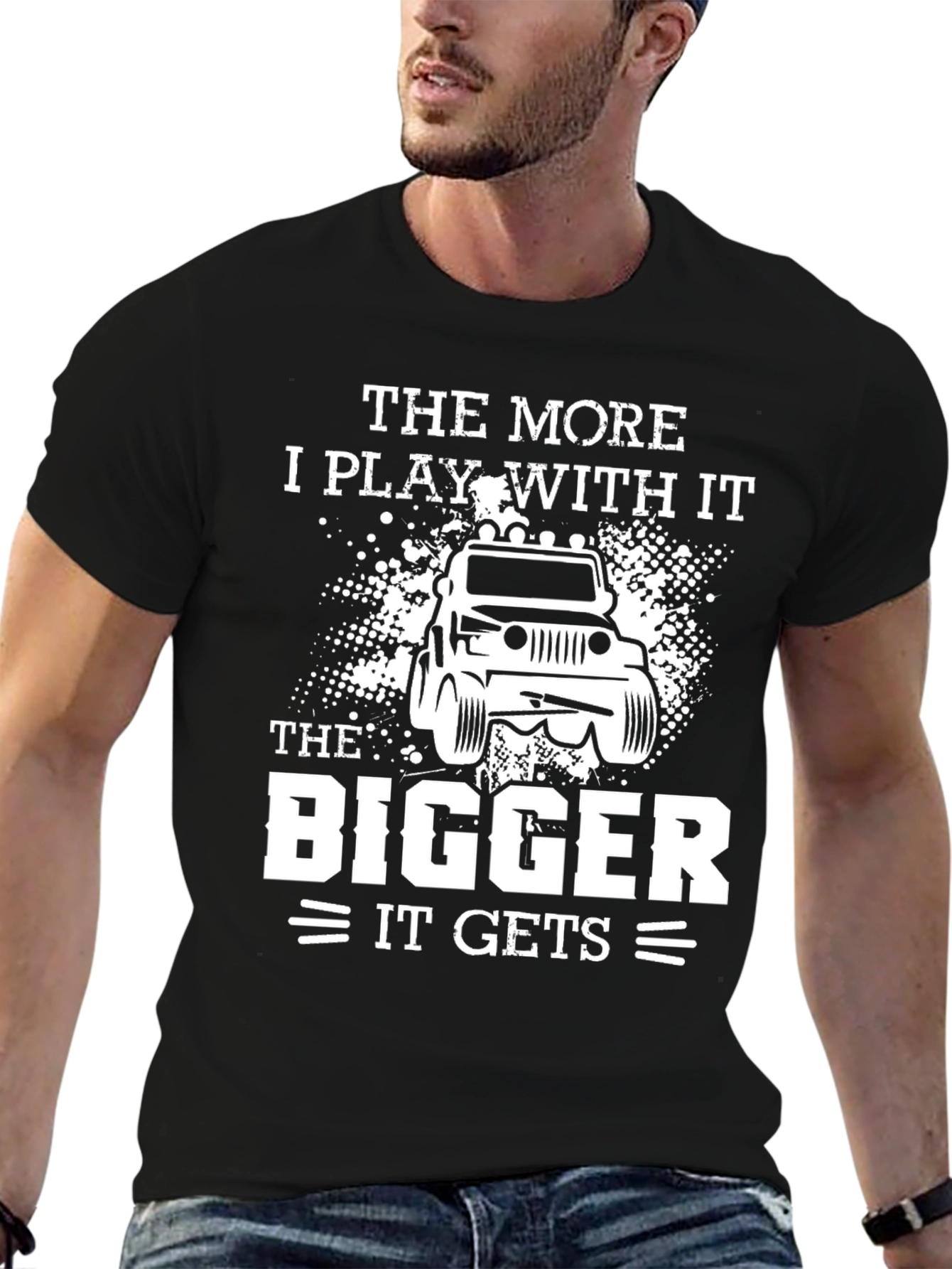 Camiseta Negra: Cuanto más juego más grande se hace