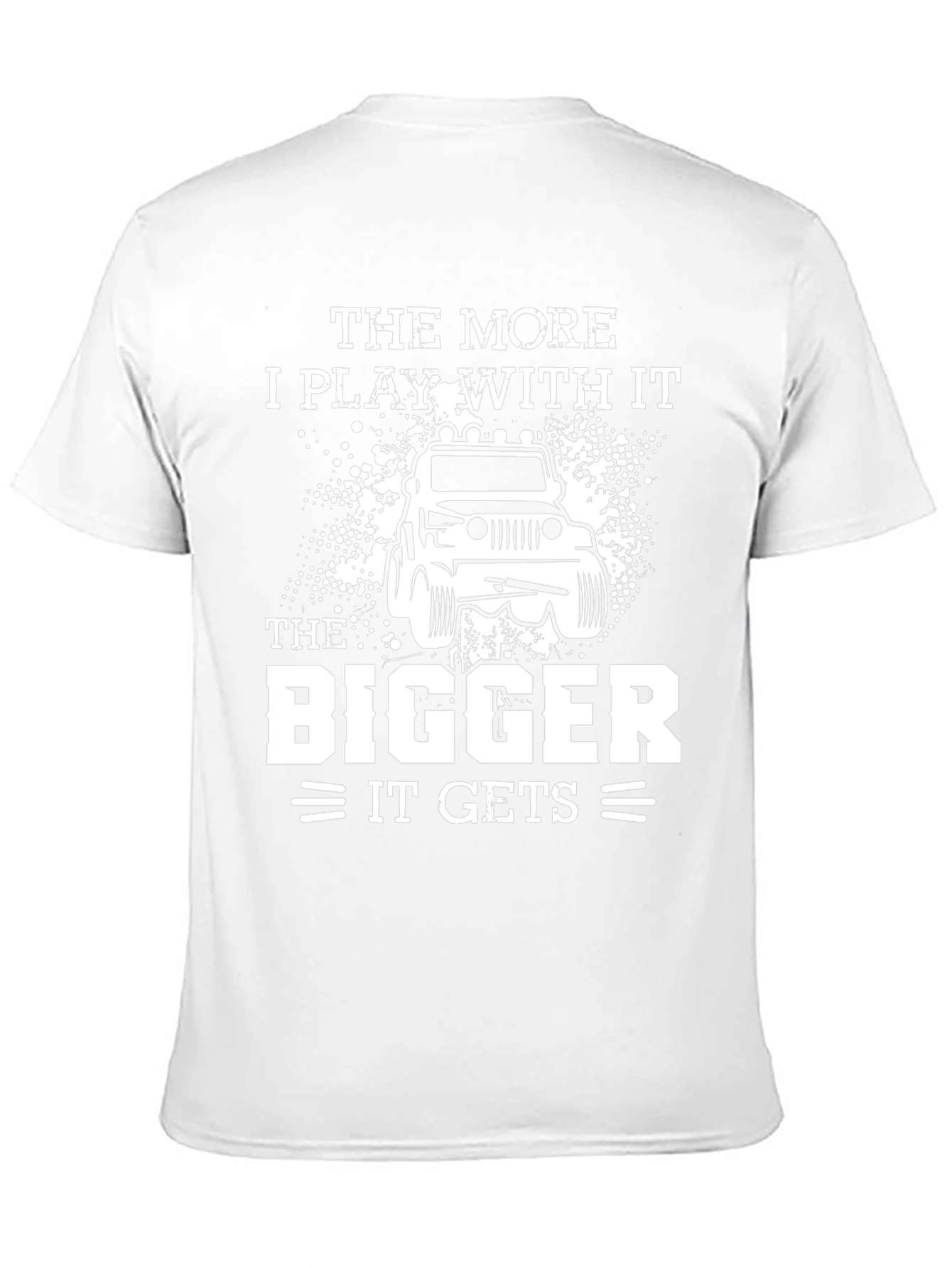 Camiseta Negra: Cuanto más juego más grande se hace
