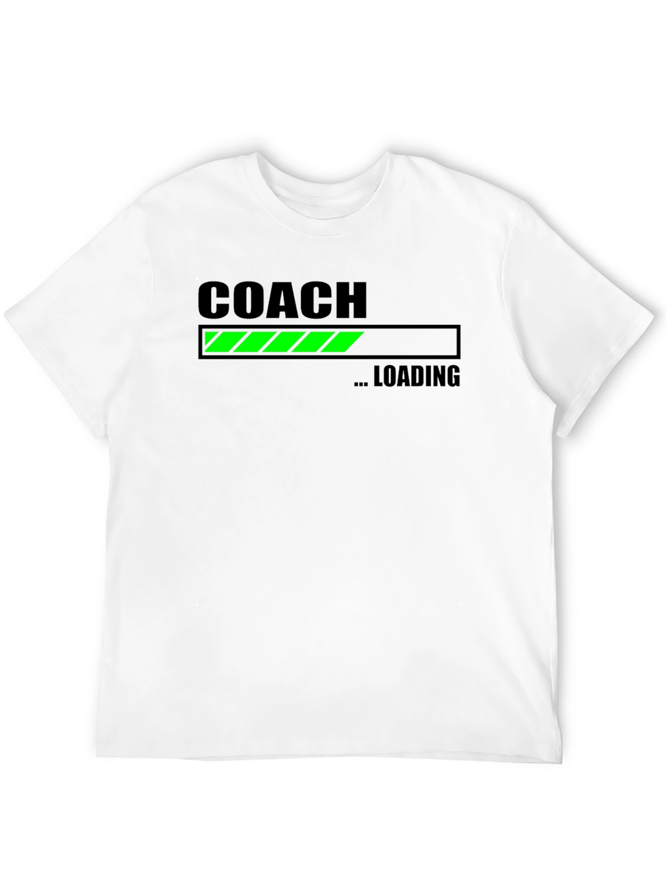 Camiseta Negra Coach Cargando para Entrenadores