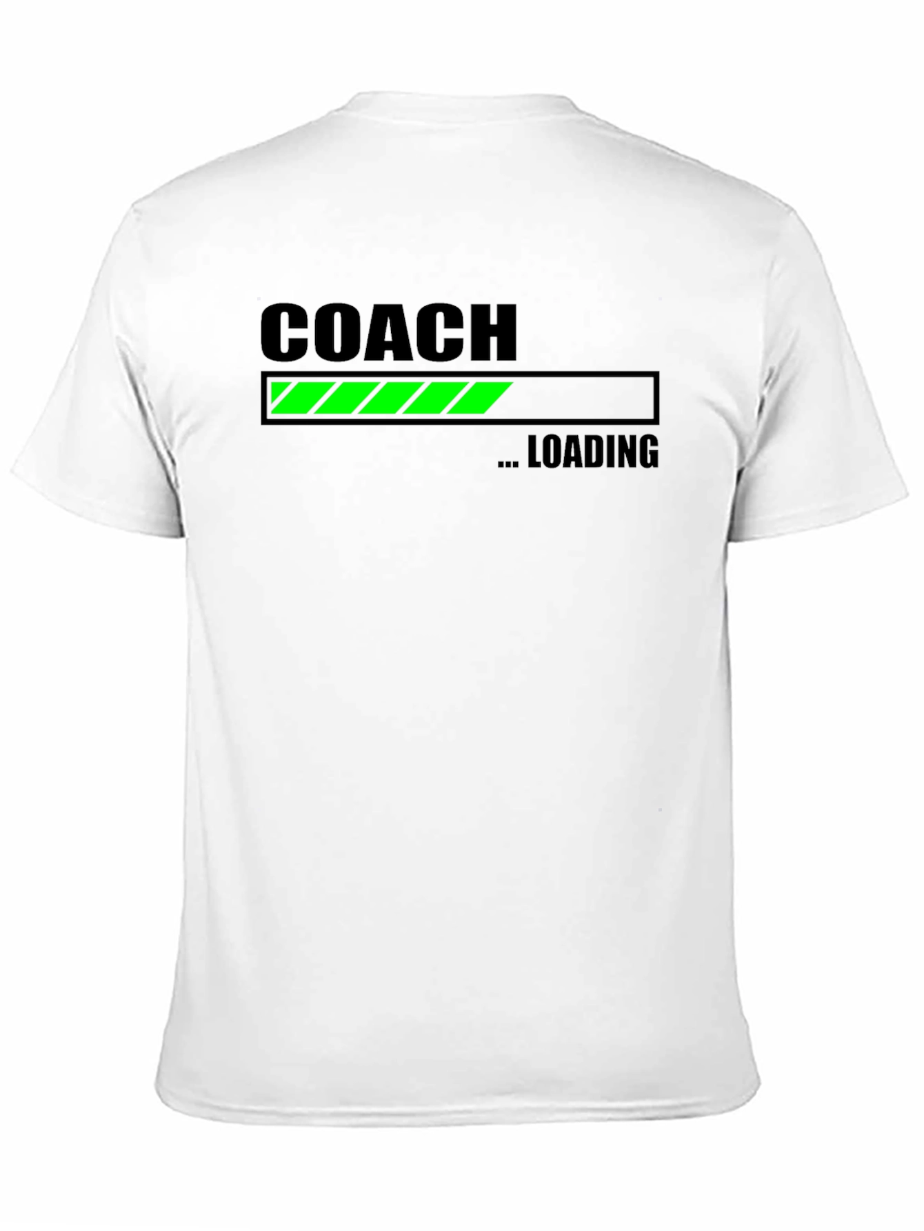 Camiseta Negra Coach Cargando para Entrenadores
