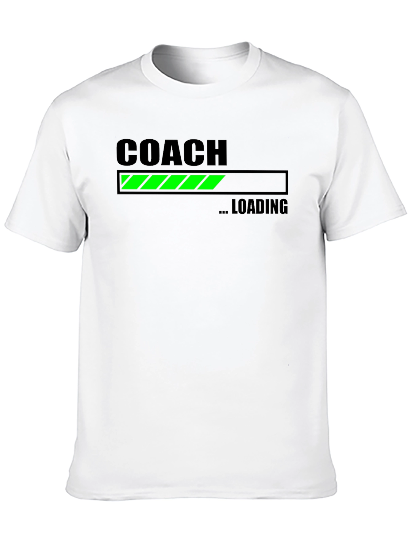 Camiseta Negra Coach Cargando para Entrenadores