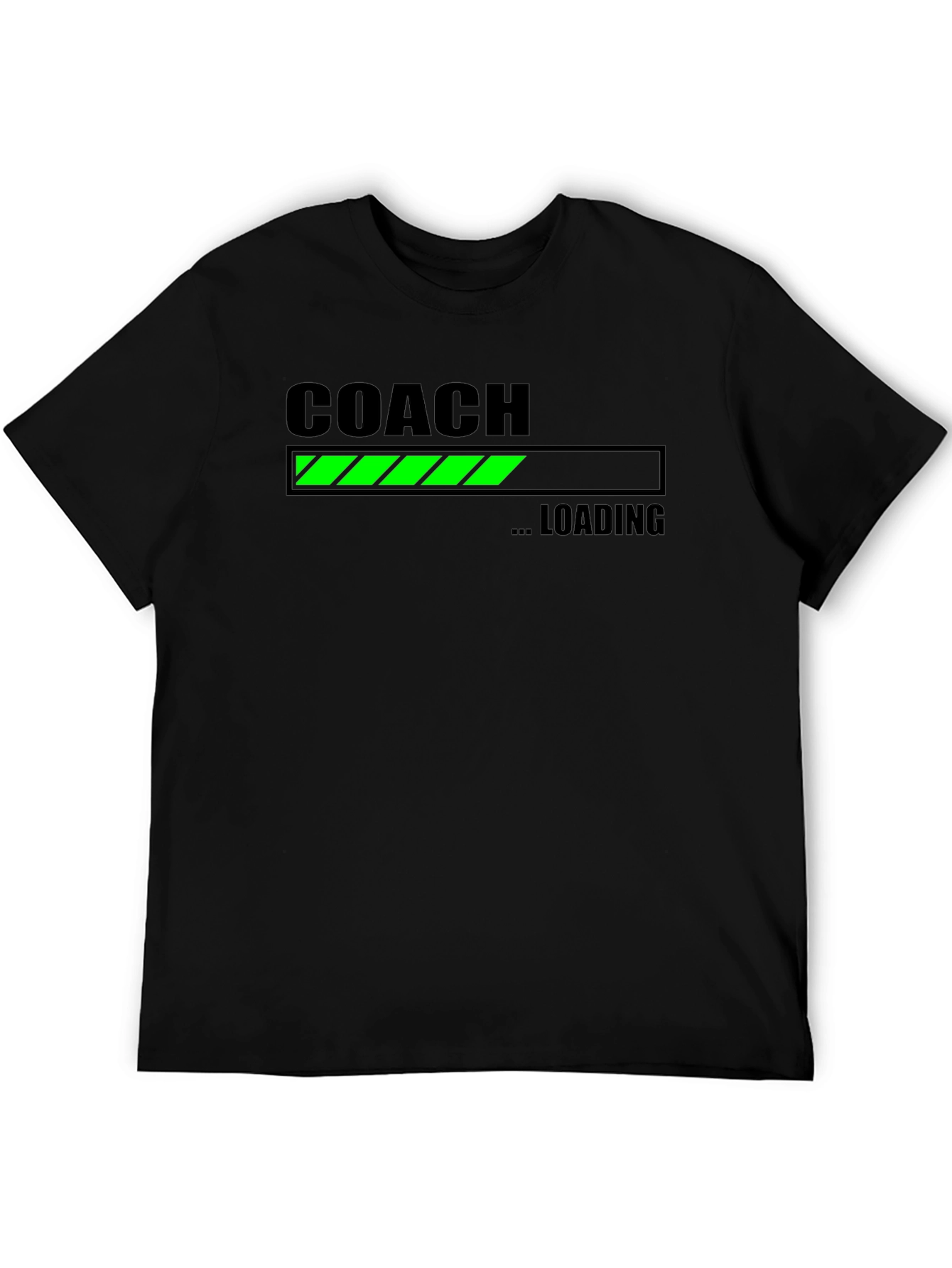 Camiseta Negra Coach Cargando para Entrenadores