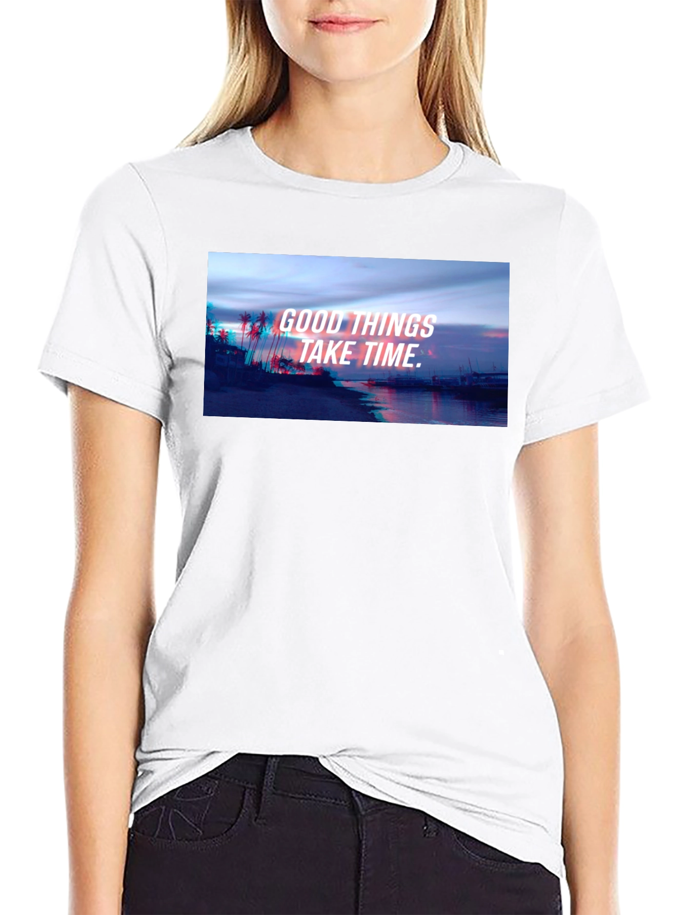 Camiseta Negra Unisex con Diseño Inspirador