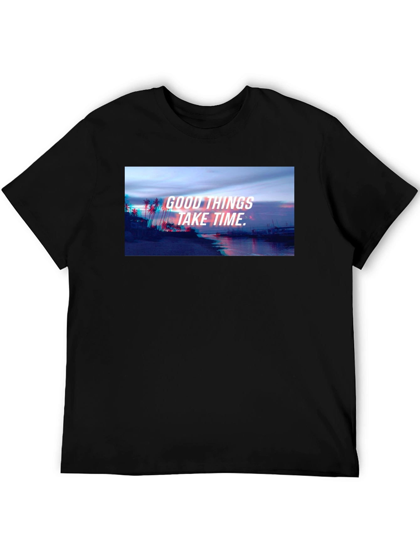 Camiseta Negra Unisex con Diseño Inspirador