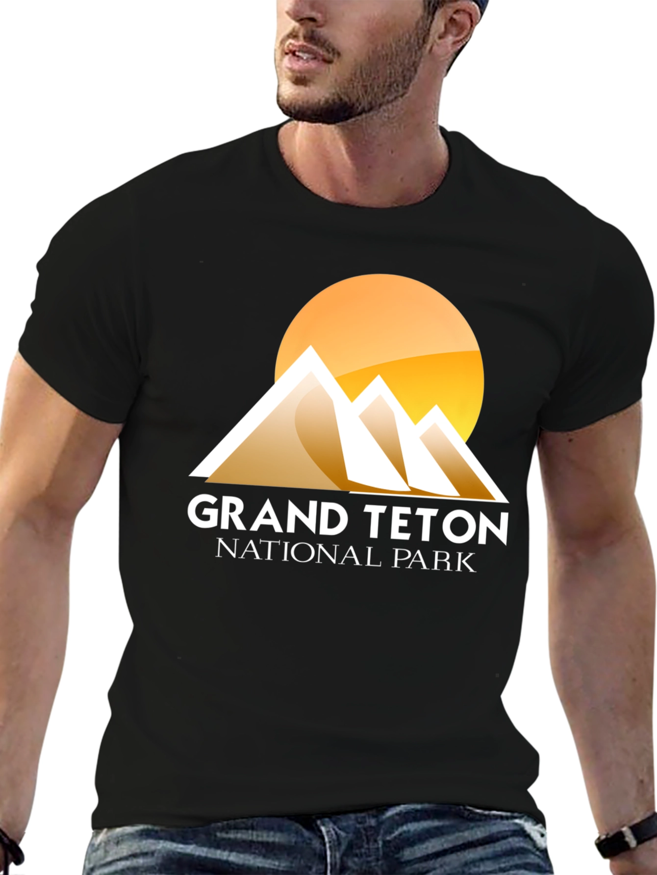 Camiseta Negra Grand Teton National Park