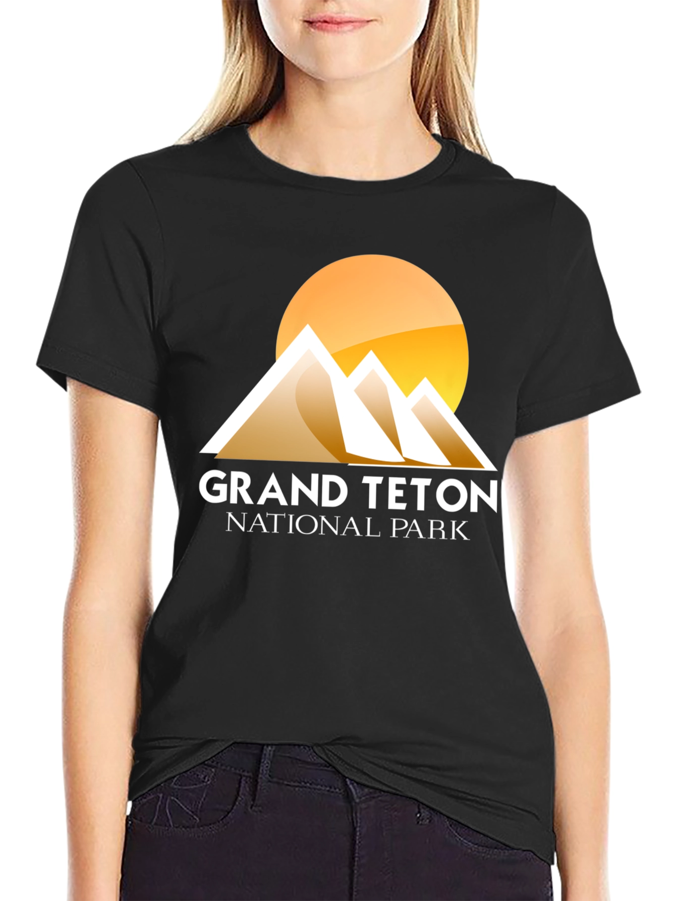 Camiseta Negra Grand Teton National Park