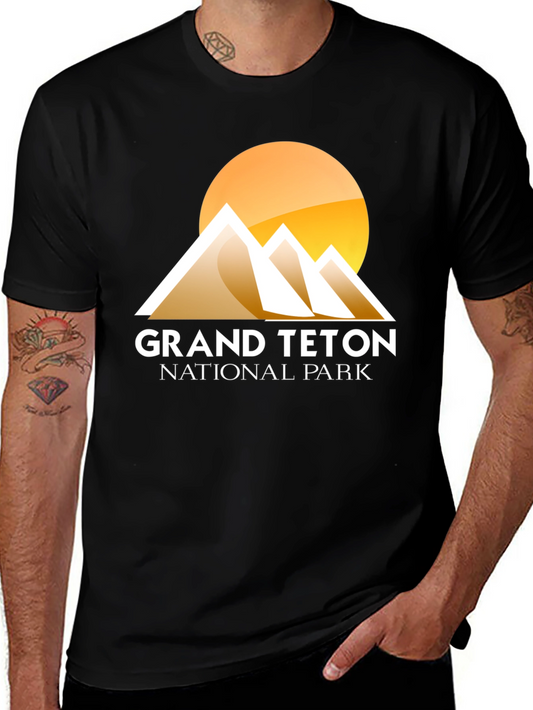 Camiseta Negra Grand Teton National Park