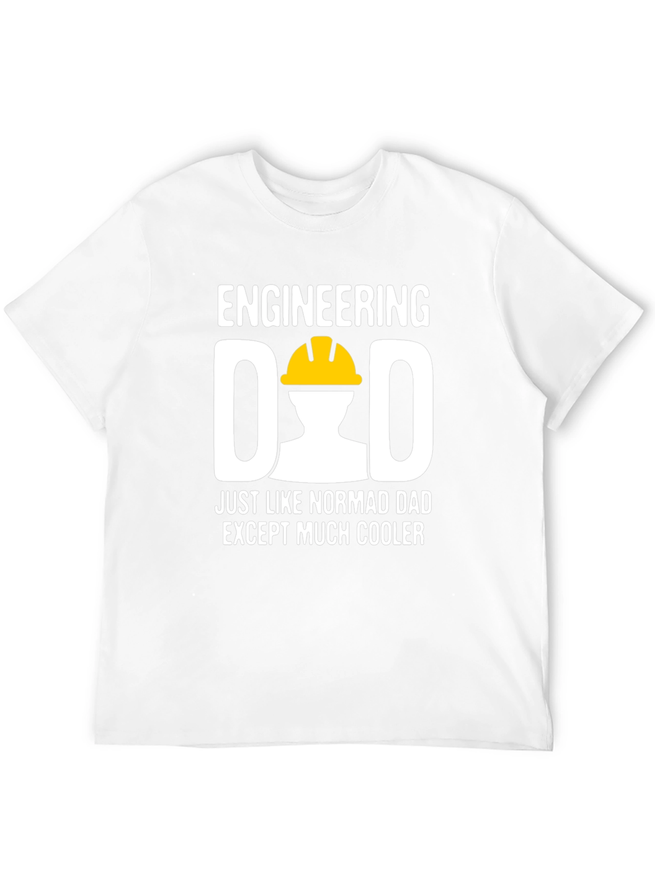 Camiseta Negra Ingeniero Papá - Regalo Original
