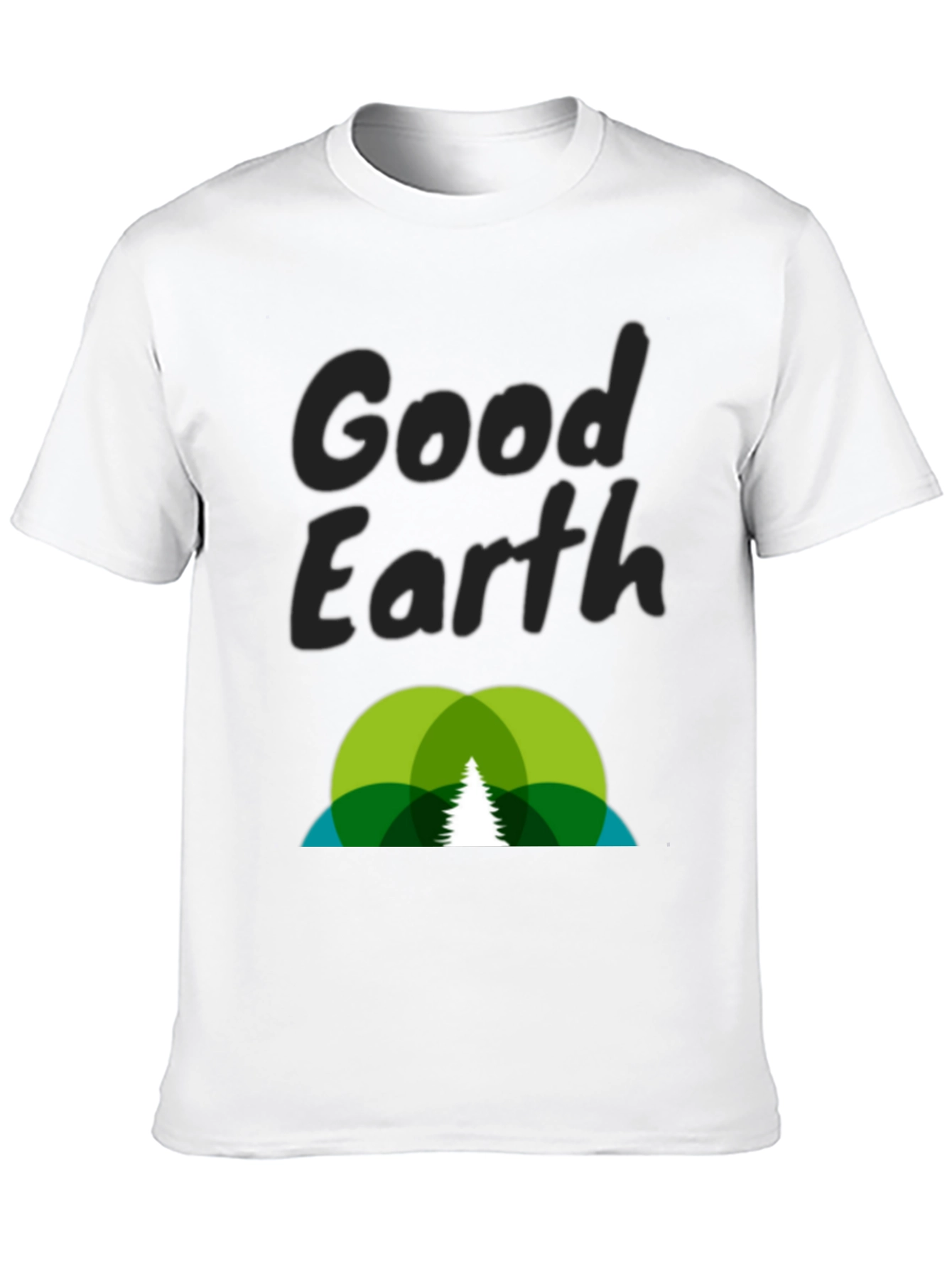 Camiseta Negra Good Earth - Diseño Ecológico
