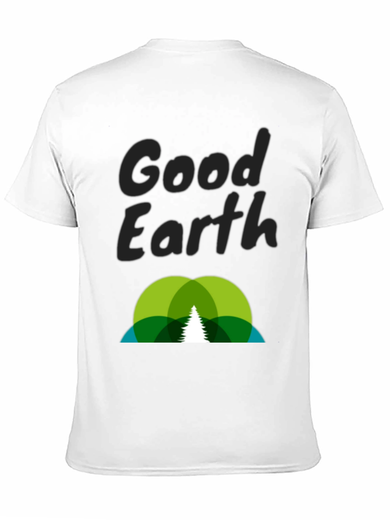 Camiseta Negra Good Earth - Diseño Ecológico