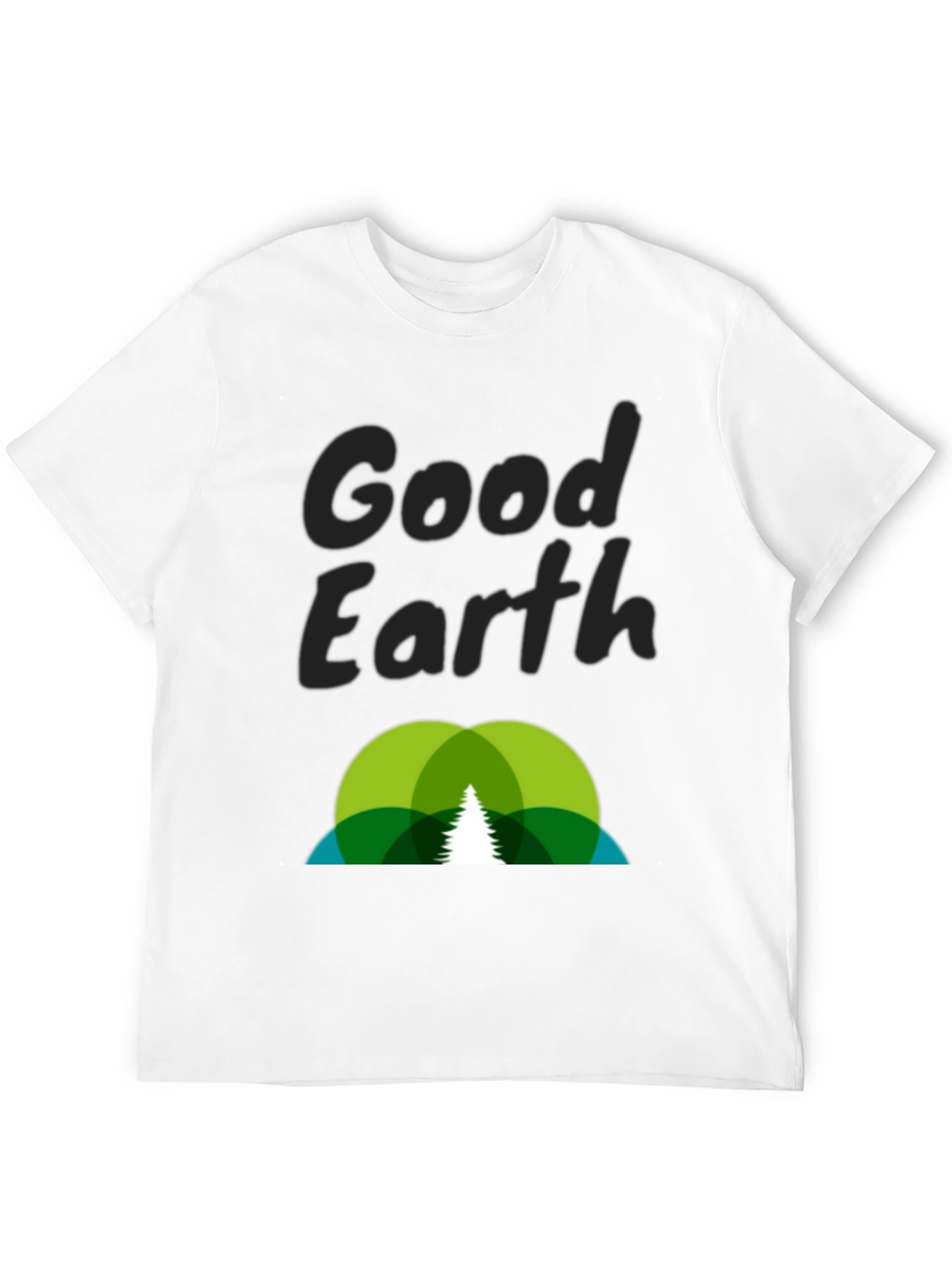 Camiseta Negra Good Earth - Diseño Ecológico