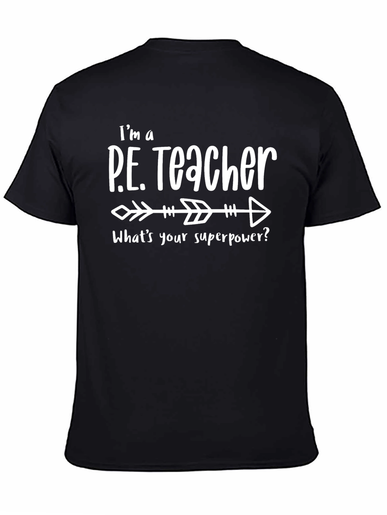 Camiseta Negra Soy Profesor de Educación Física