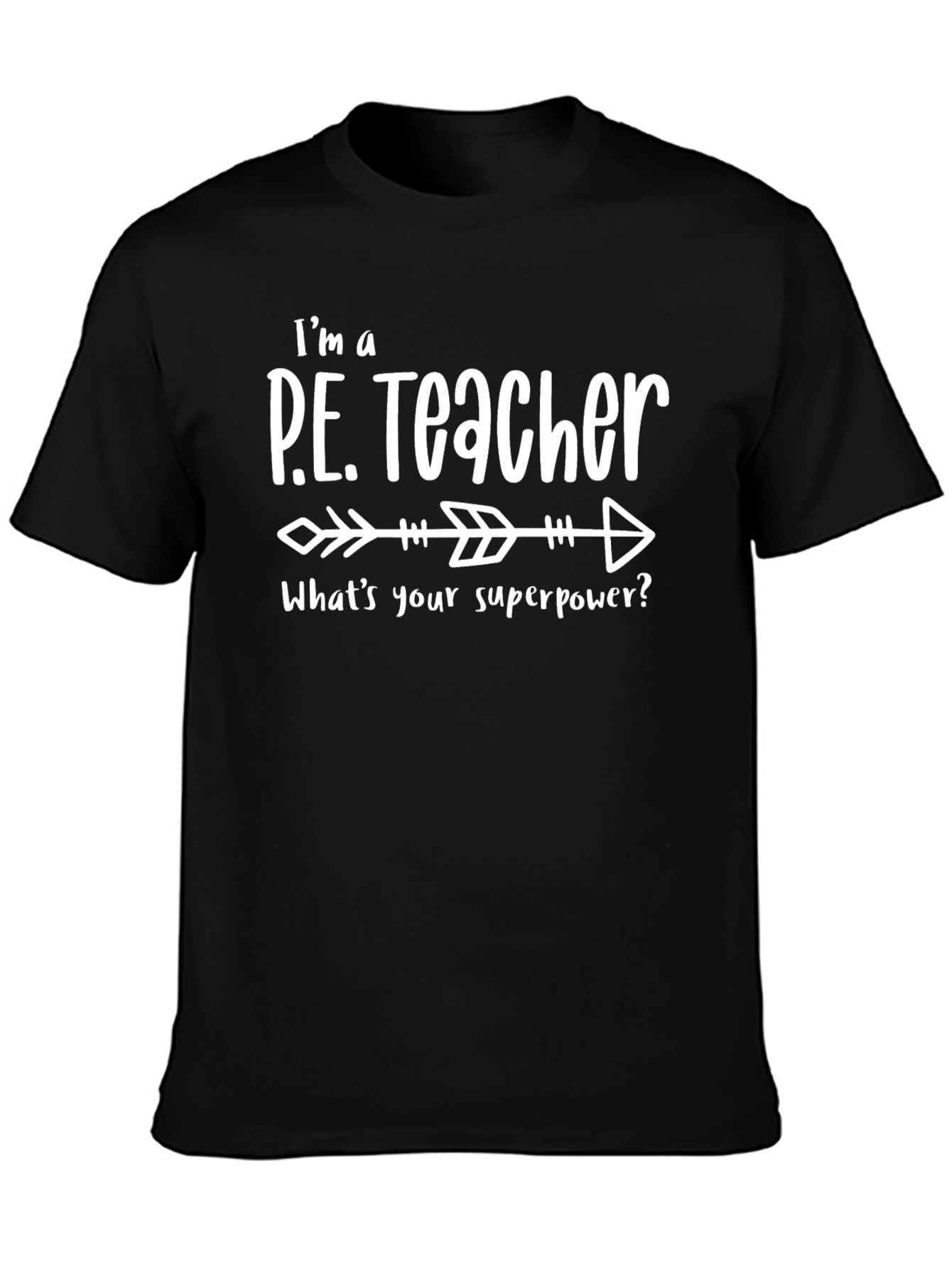 Camiseta Negra Soy Profesor de Educación Física