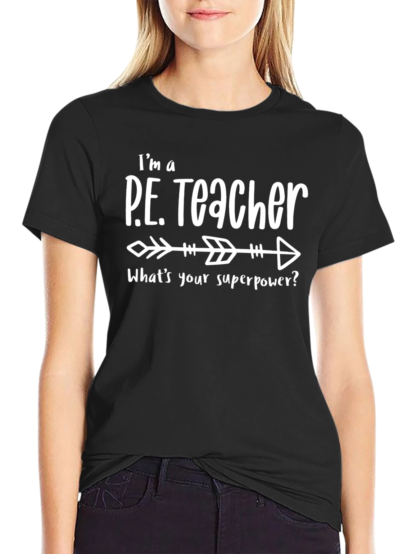 Camiseta Negra Soy Profesor de Educación Física
