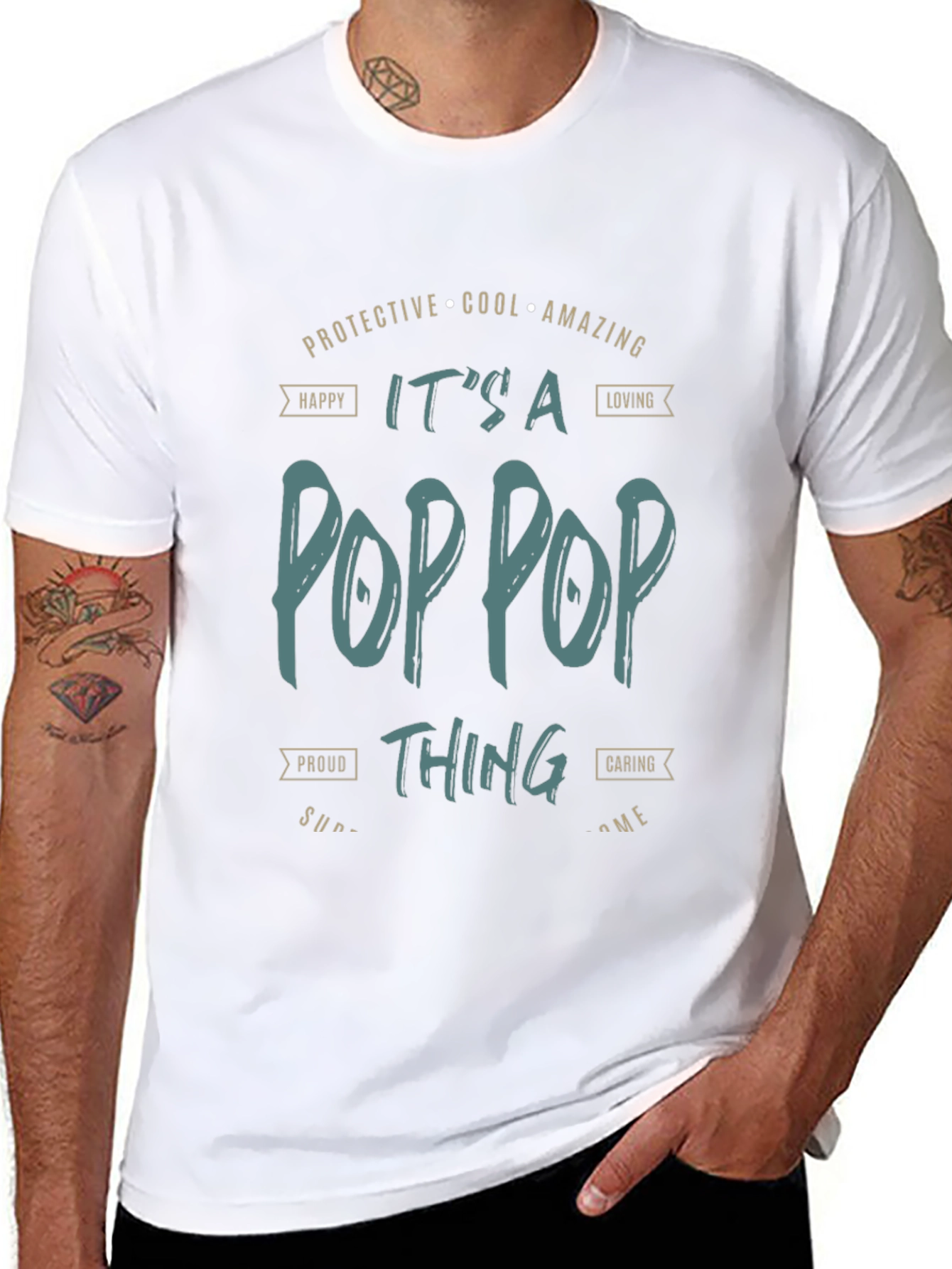 Camiseta Pop Pop: Protectora Cool y Asombrosa