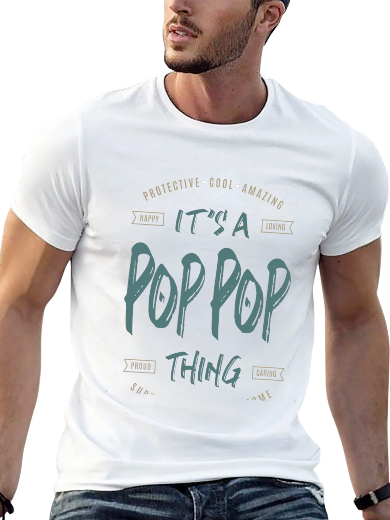 Camiseta Pop Pop: Protectora Cool y Asombrosa