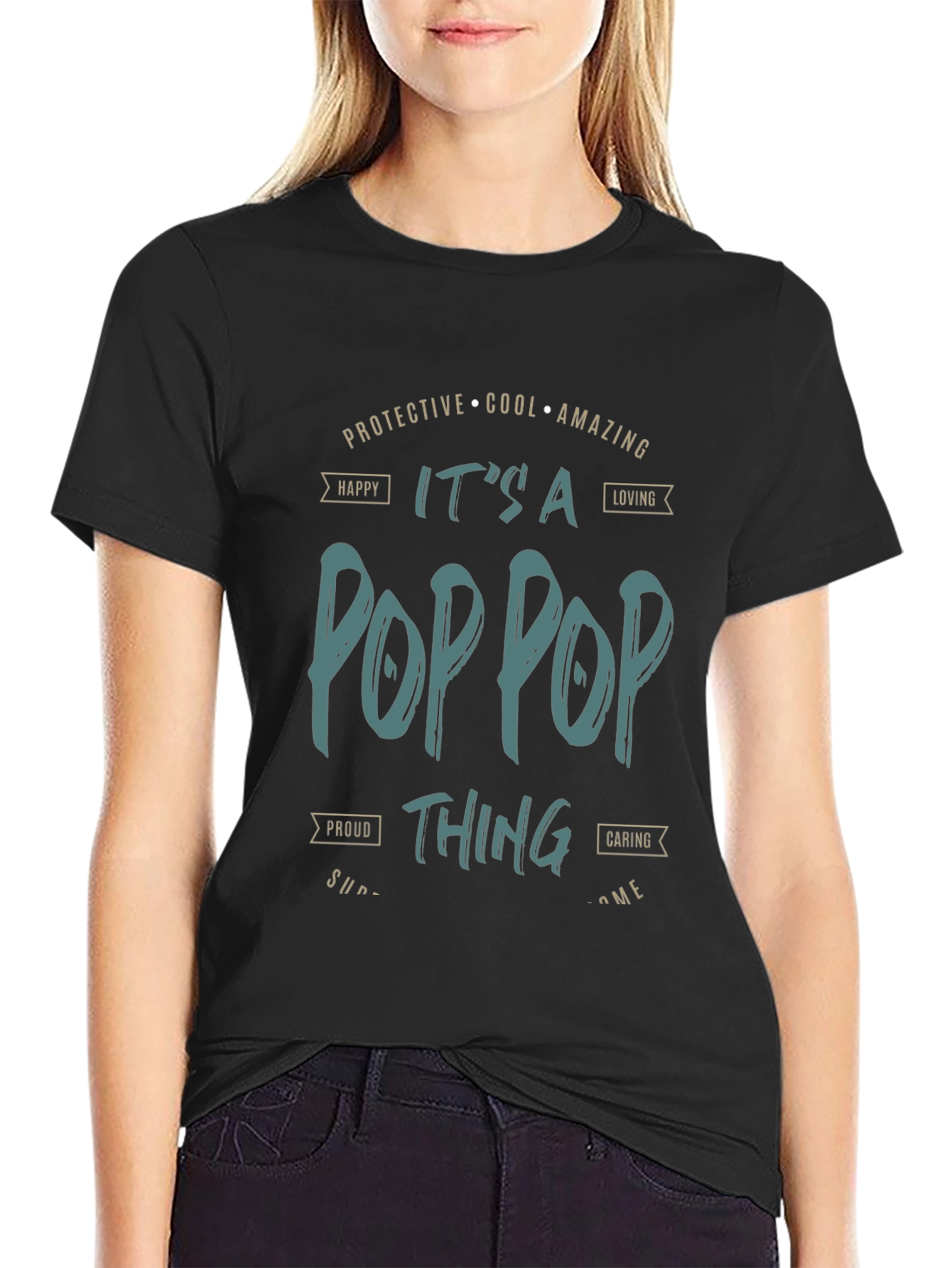 Camiseta Pop Pop: Protectora Cool y Asombrosa