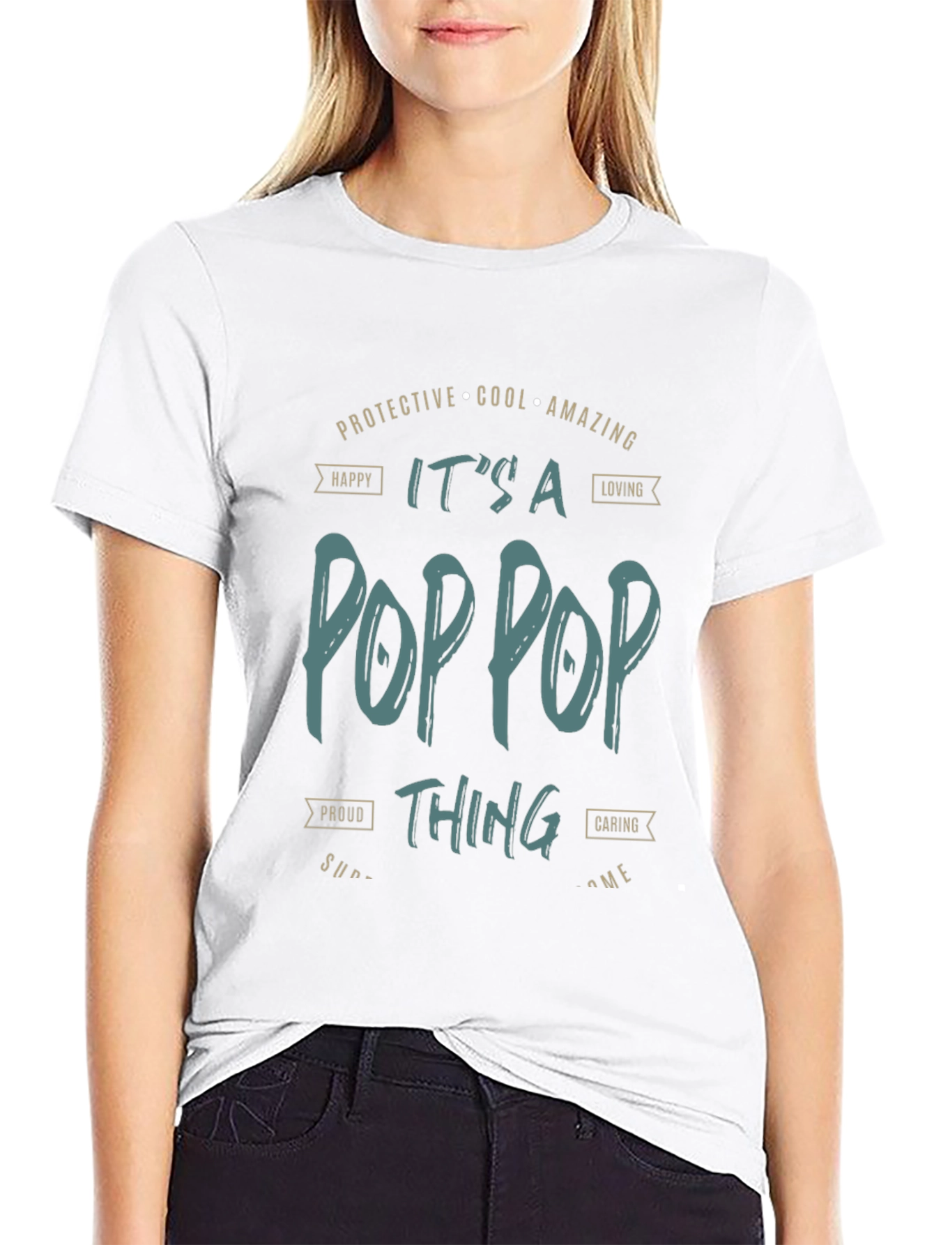 Camiseta Pop Pop: Protectora Cool y Asombrosa