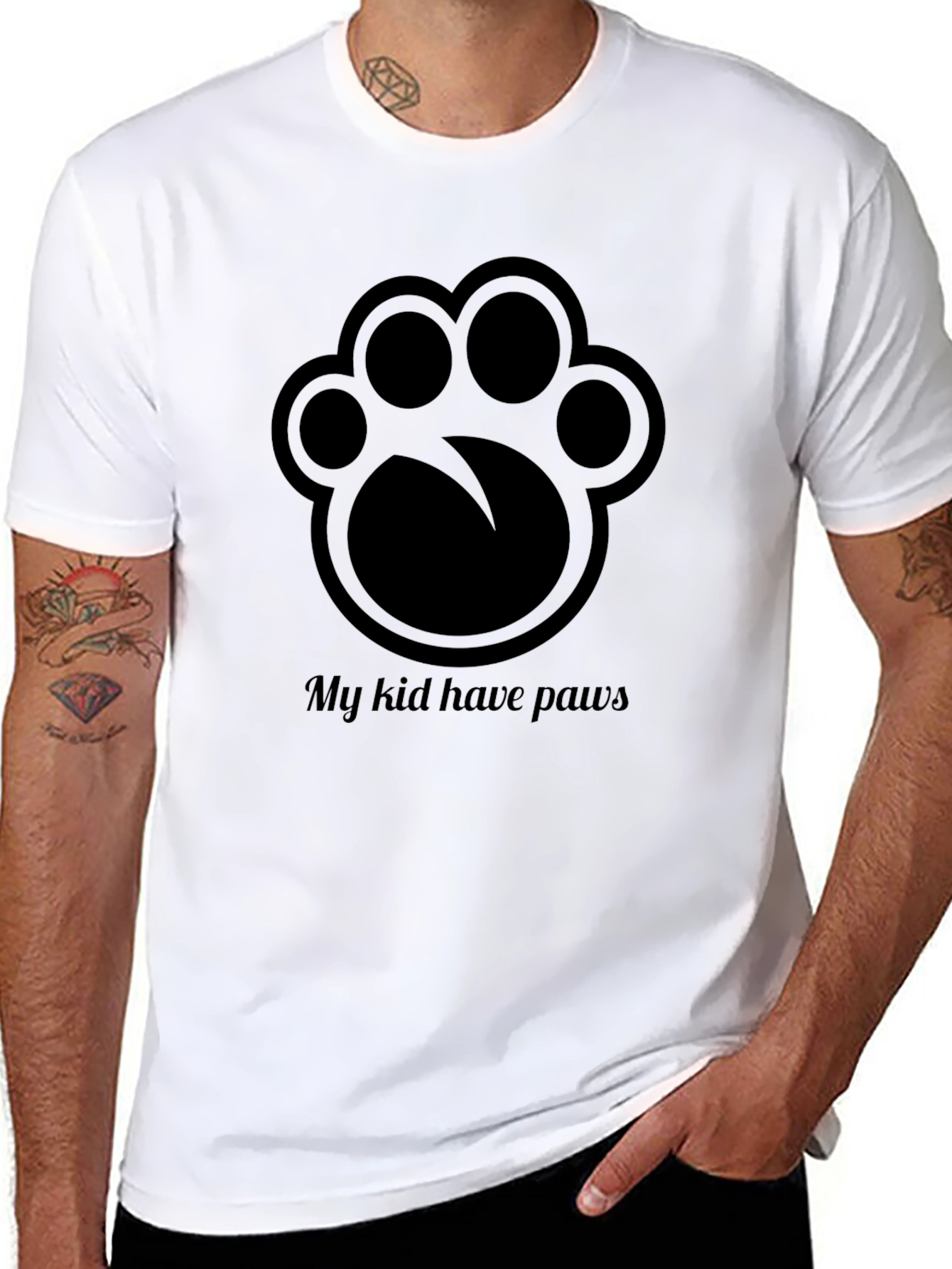 Camiseta Negra Mi Niño Tiene Patas