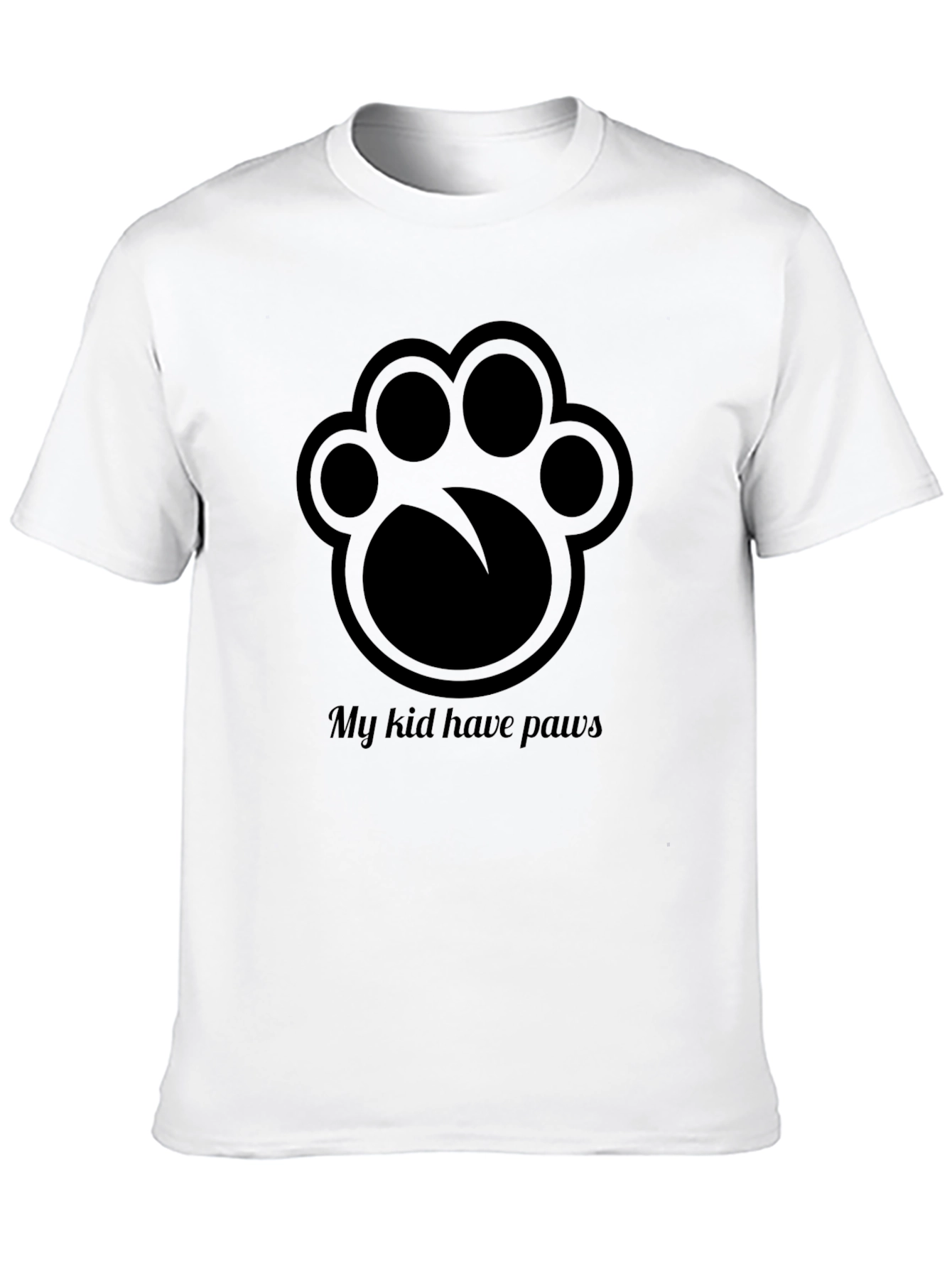 Camiseta Negra Mi Niño Tiene Patas