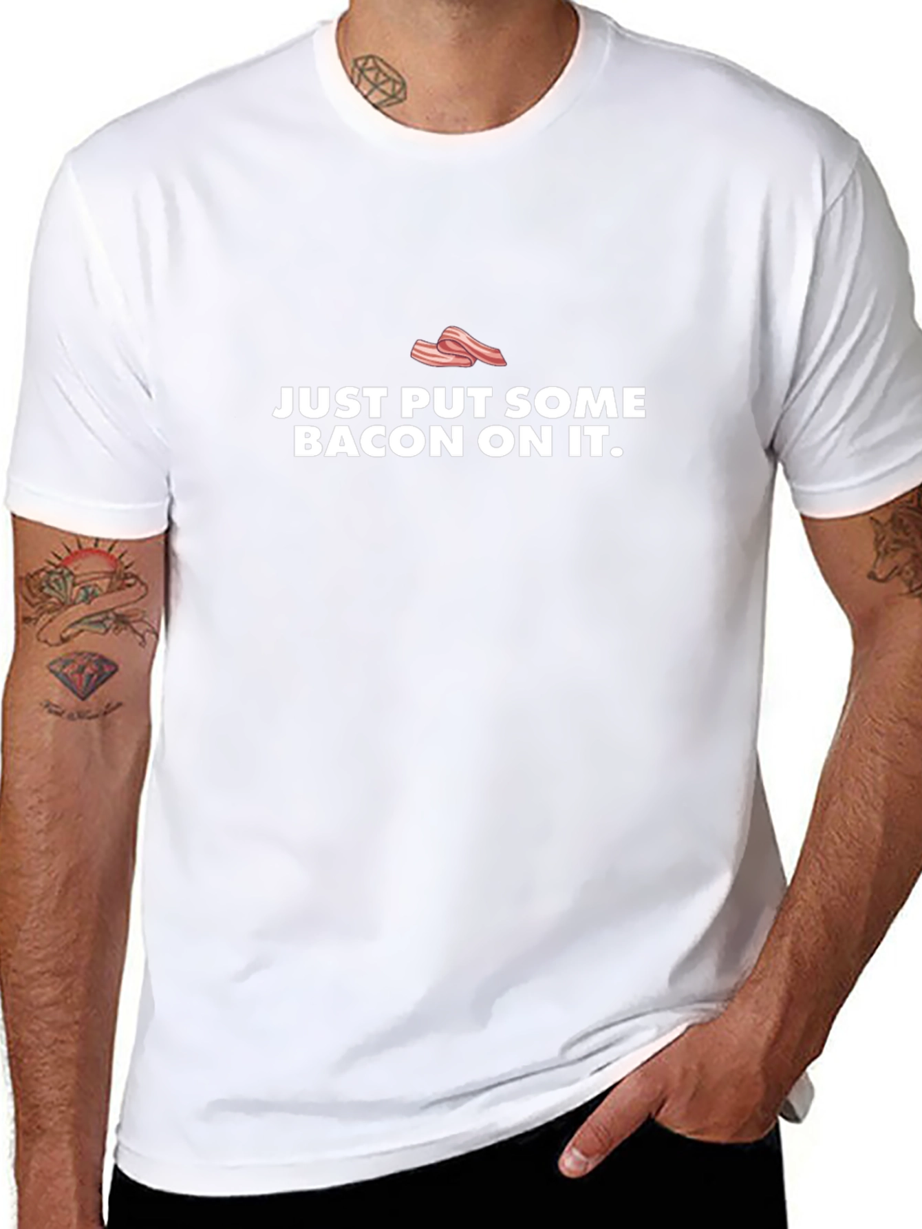 Camiseta Negra: Ponle Tocino