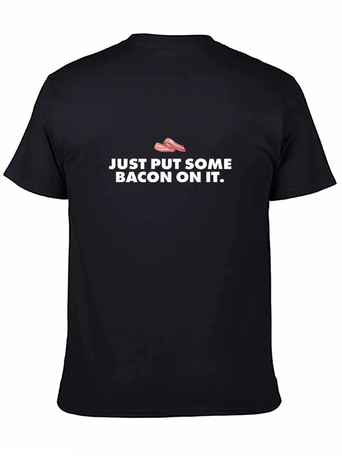 Camiseta Negra: Ponle Tocino