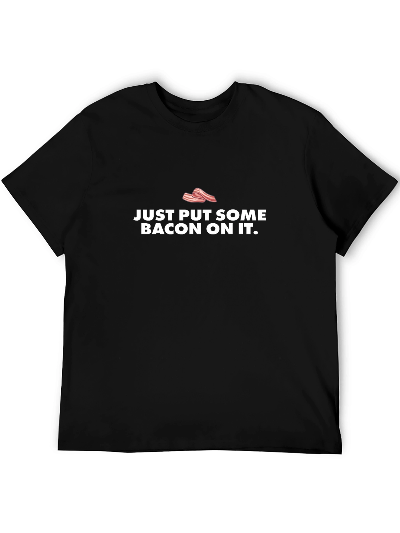 Camiseta Negra: Ponle Tocino