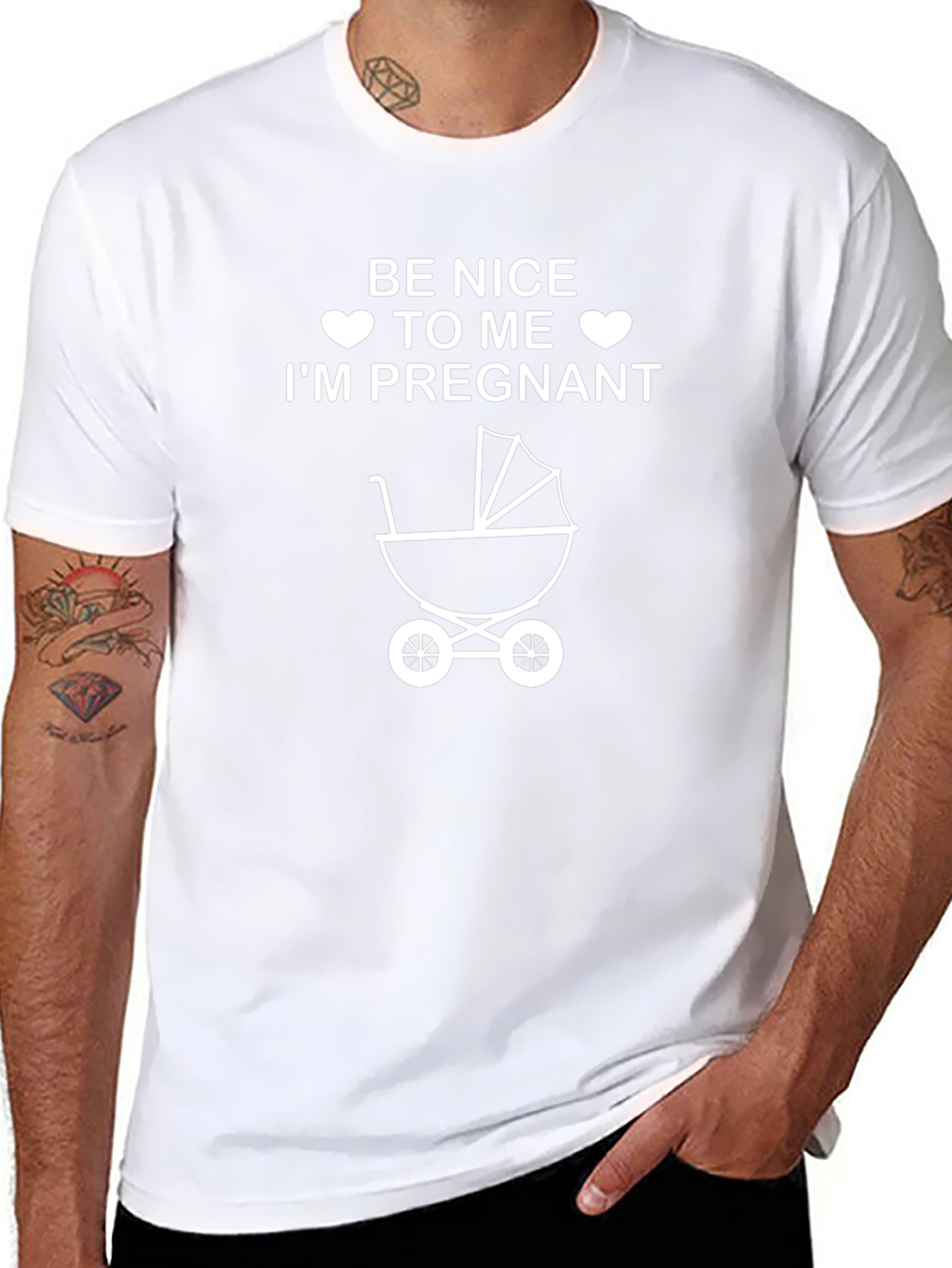 Camiseta de Embarazo: Sé amable estoy embarazada