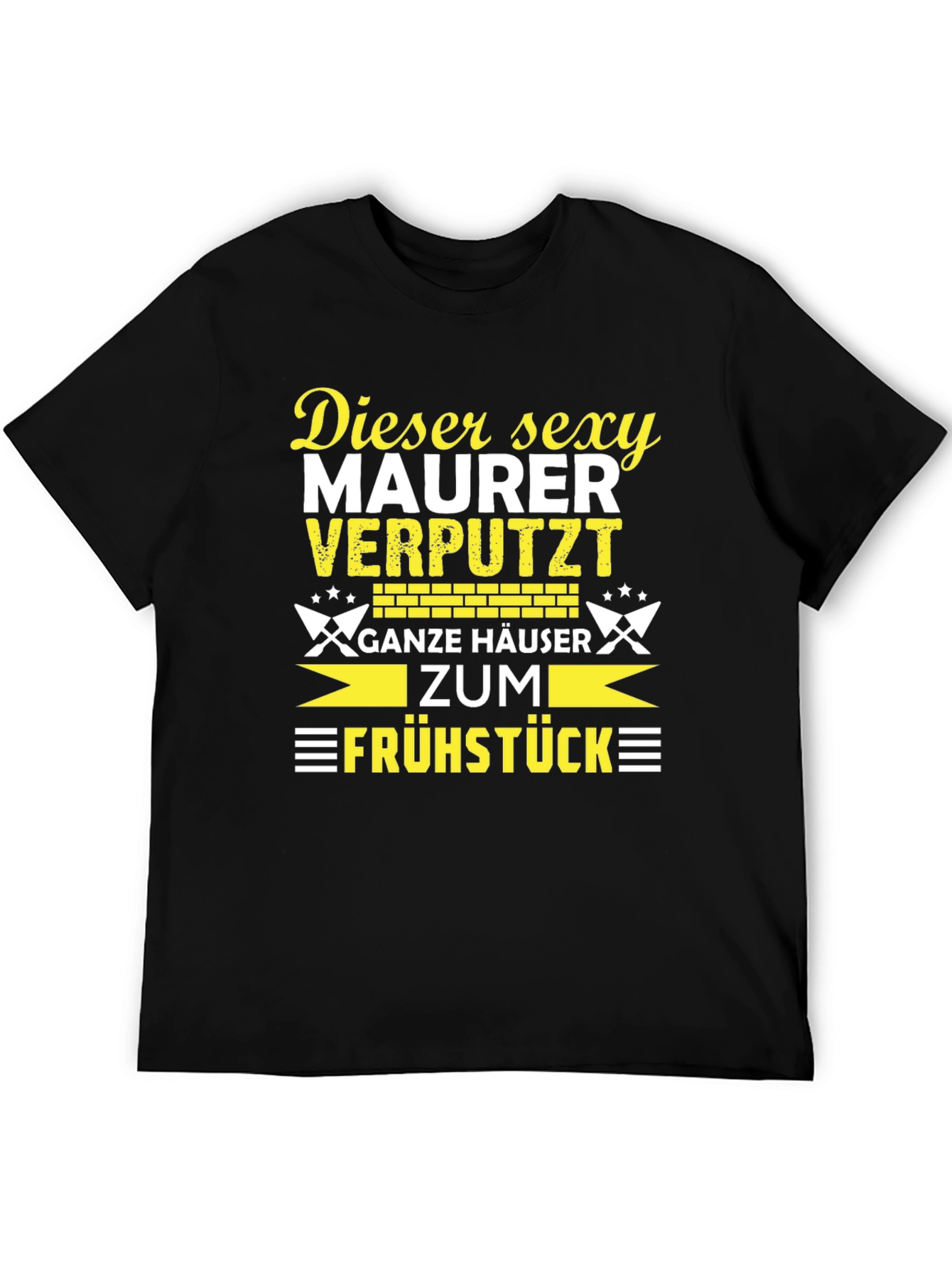 Camiseta Negra Divertida Dieser Sexy Maurer