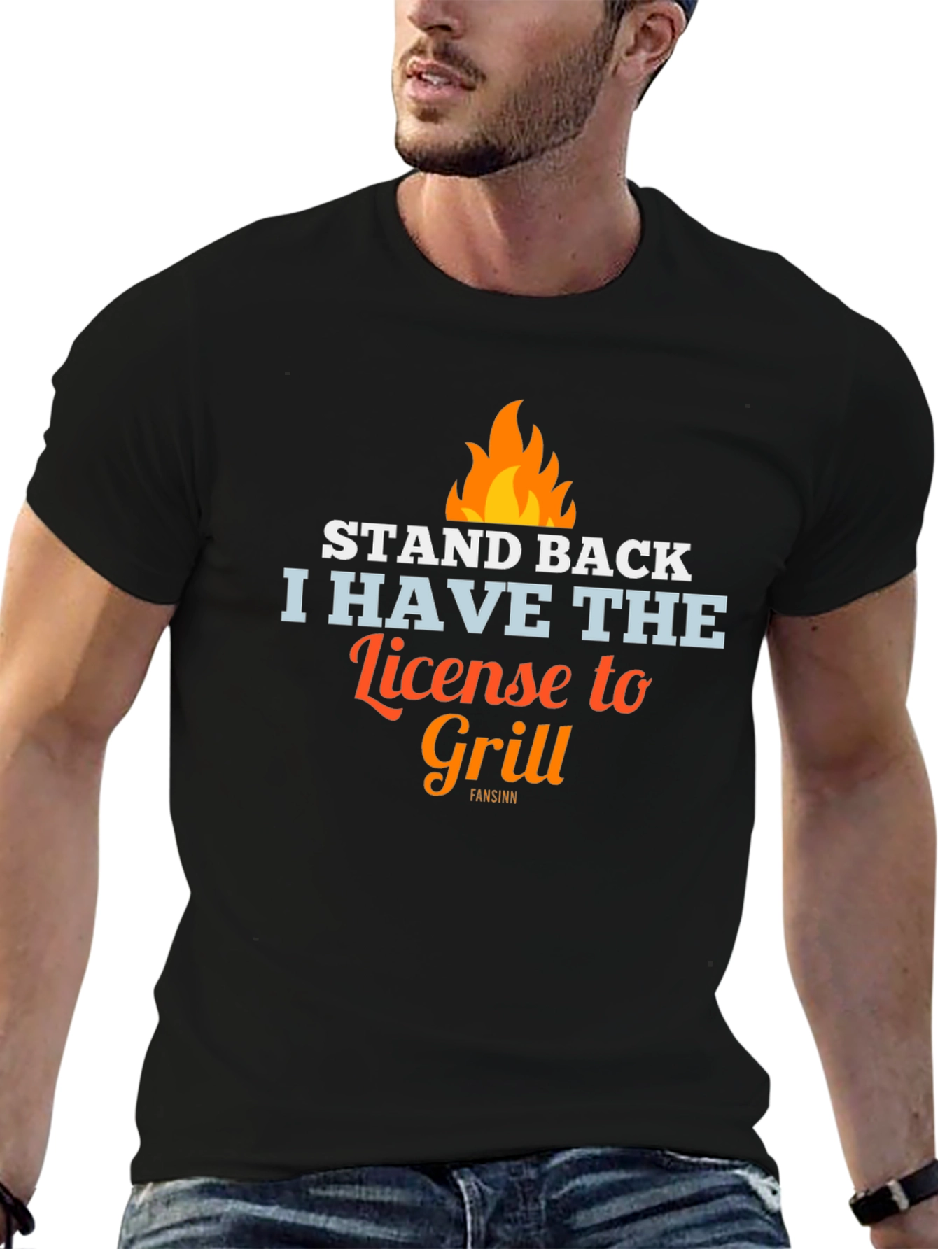 Camiseta Negra: License to Grill