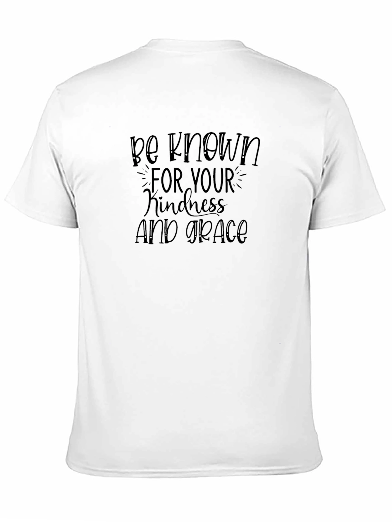Camiseta Negra: Bondad y Gracia