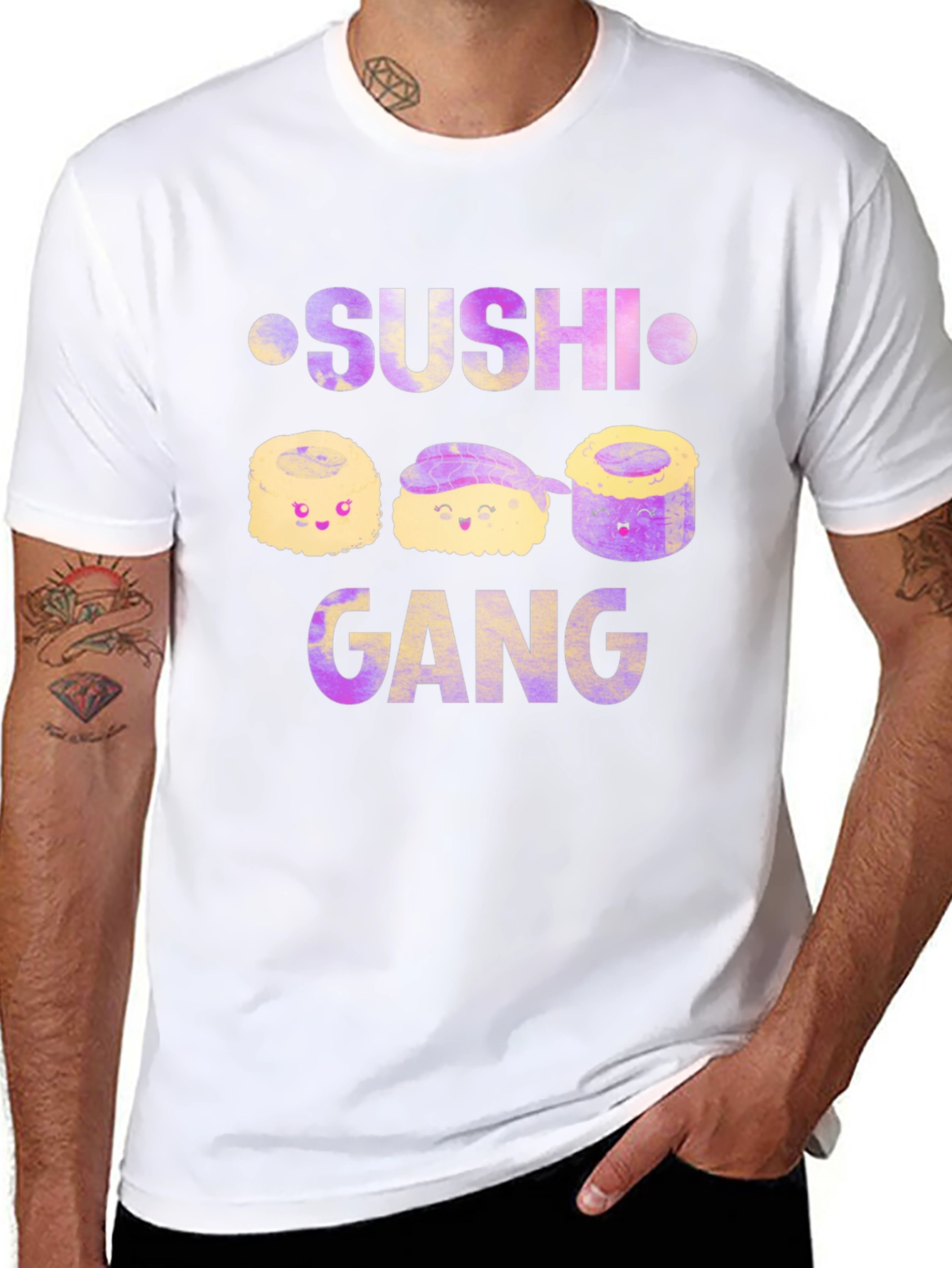 Camiseta Negra Sushi Gang