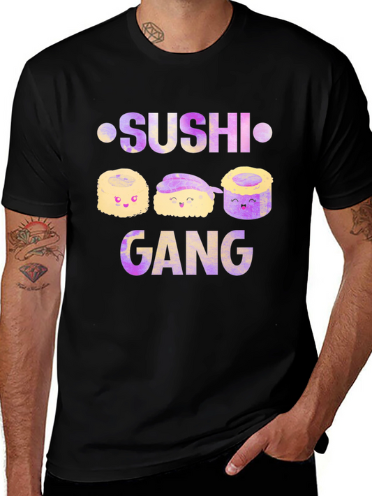 Camiseta Negra Sushi Gang