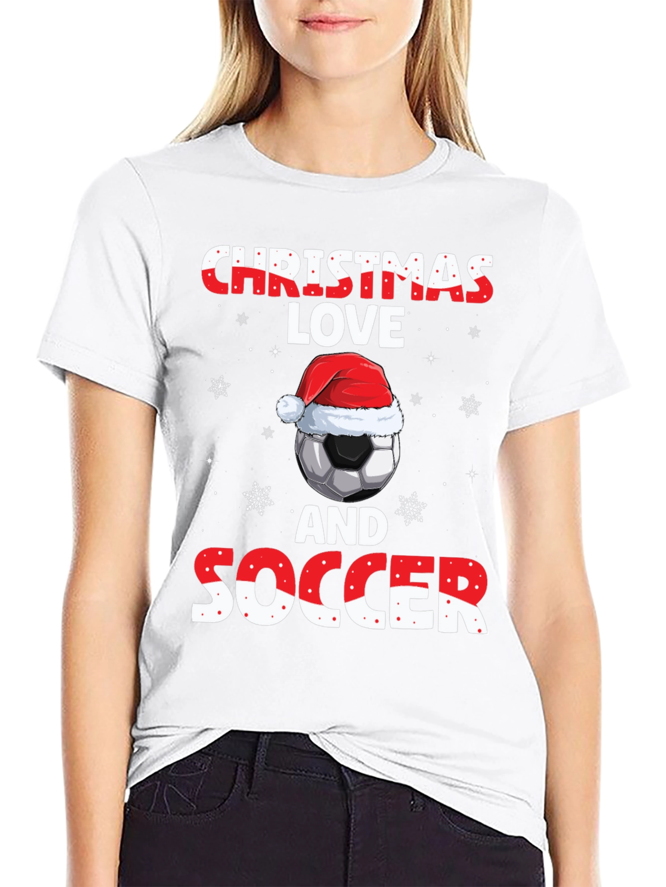 Camiseta Navideña de Fútbol