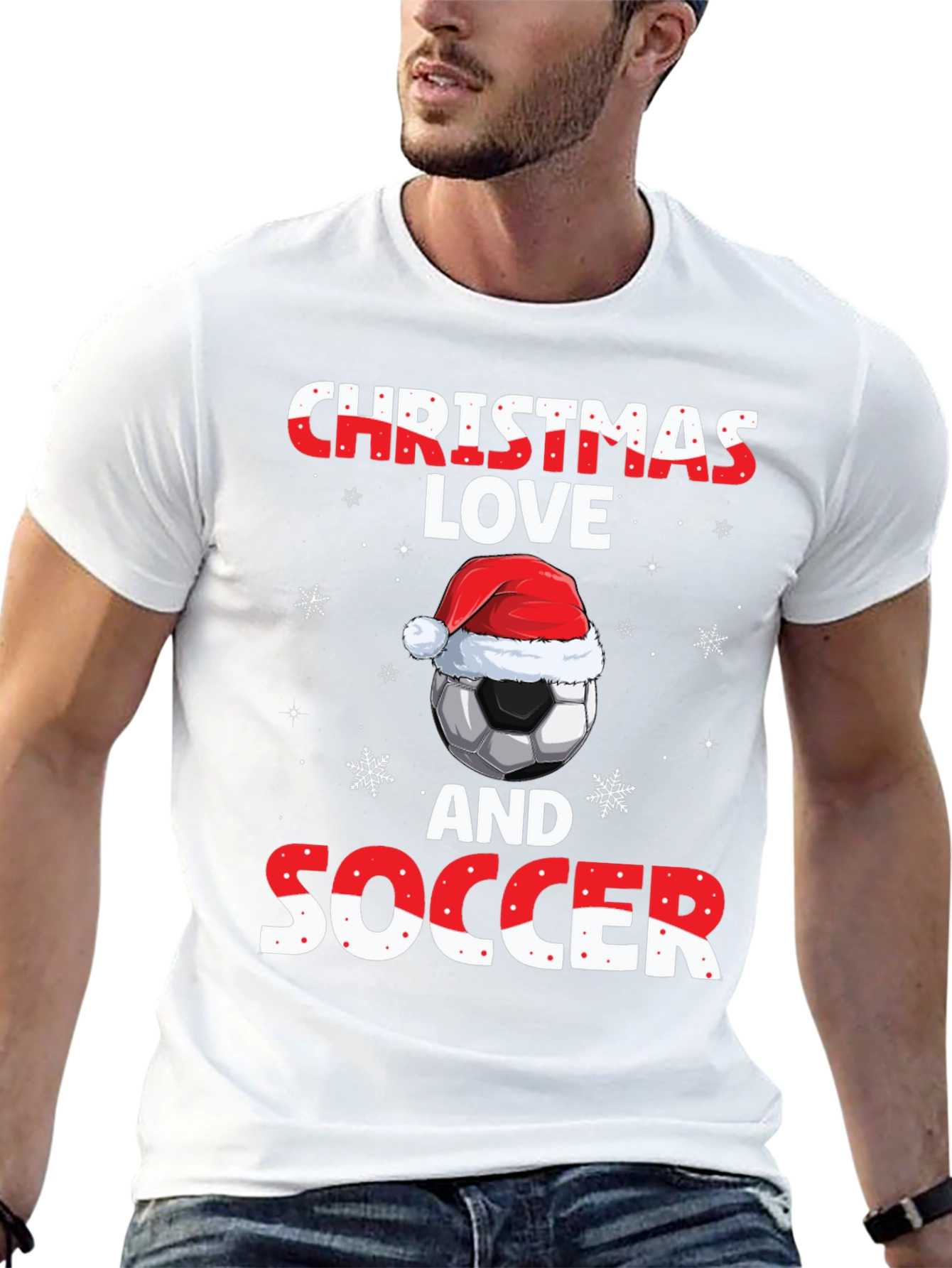 Camiseta Navideña de Fútbol