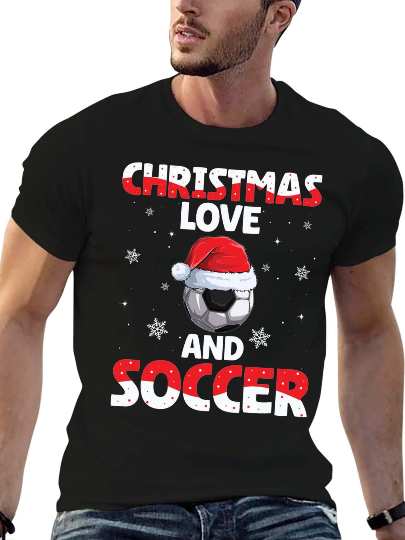 Camiseta Navideña de Fútbol
