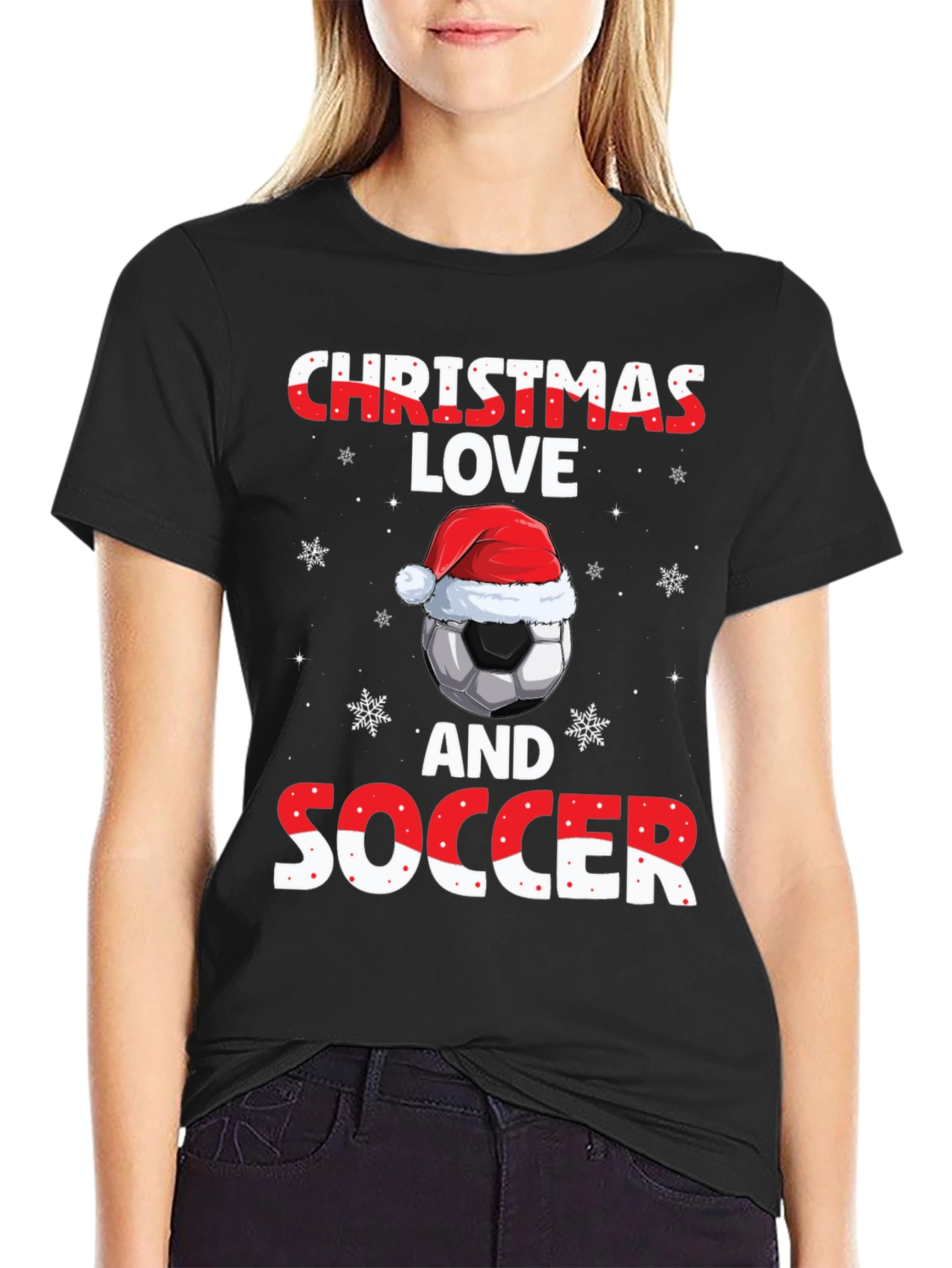 Camiseta Navideña de Fútbol