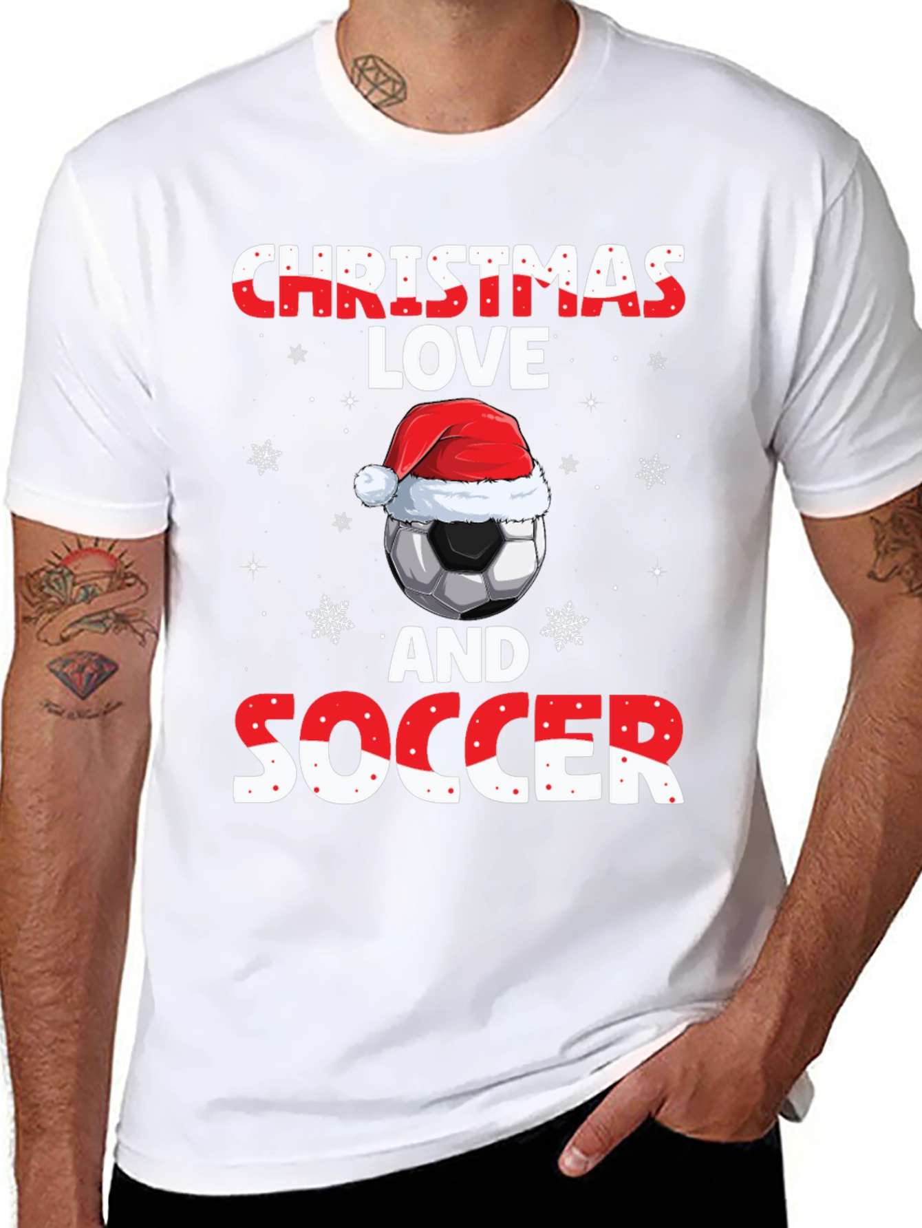 Camiseta Navideña de Fútbol