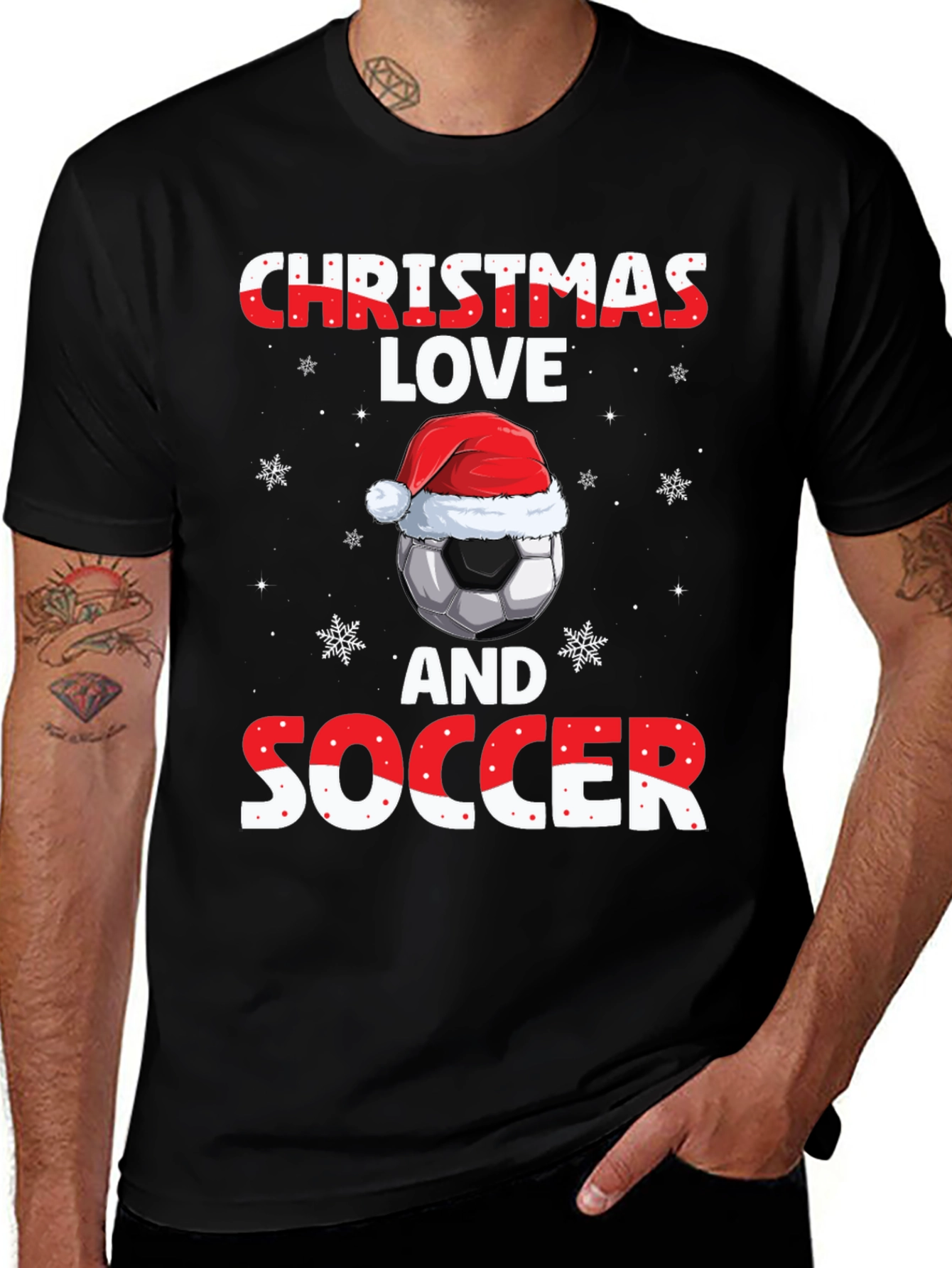 Camiseta Navideña de Fútbol