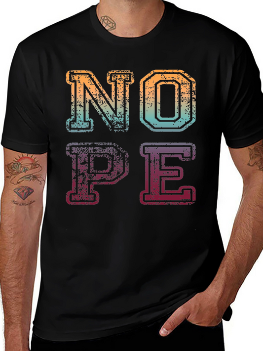 Camiseta Negra Vintage NOPE